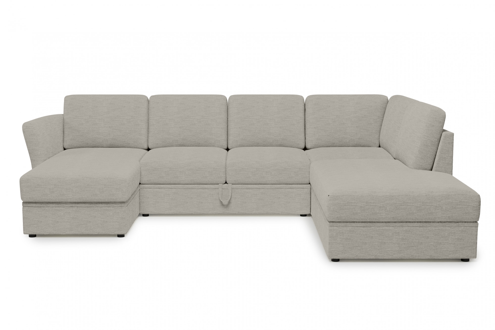 Home affaire Wohnlandschaft »Lavars Schlafsofa«, mit Bettfunktion und Stauraum, in zwei verschiedenen Bezugsqualitäten