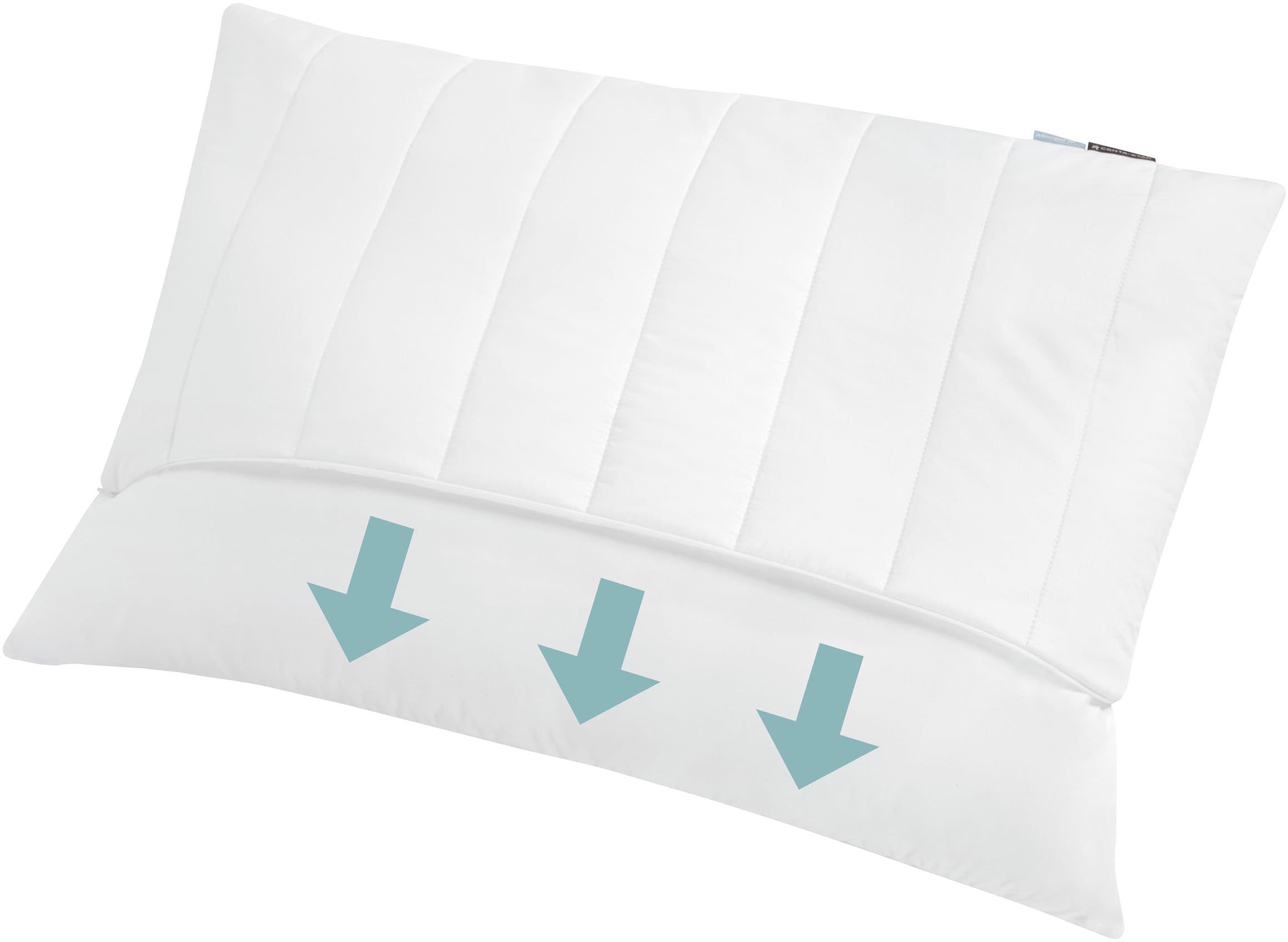 Centa-Star Baumwollkissen »AllergoProtect® Kopfkissen mit Innenkissen« 1 Stk. tlg.
