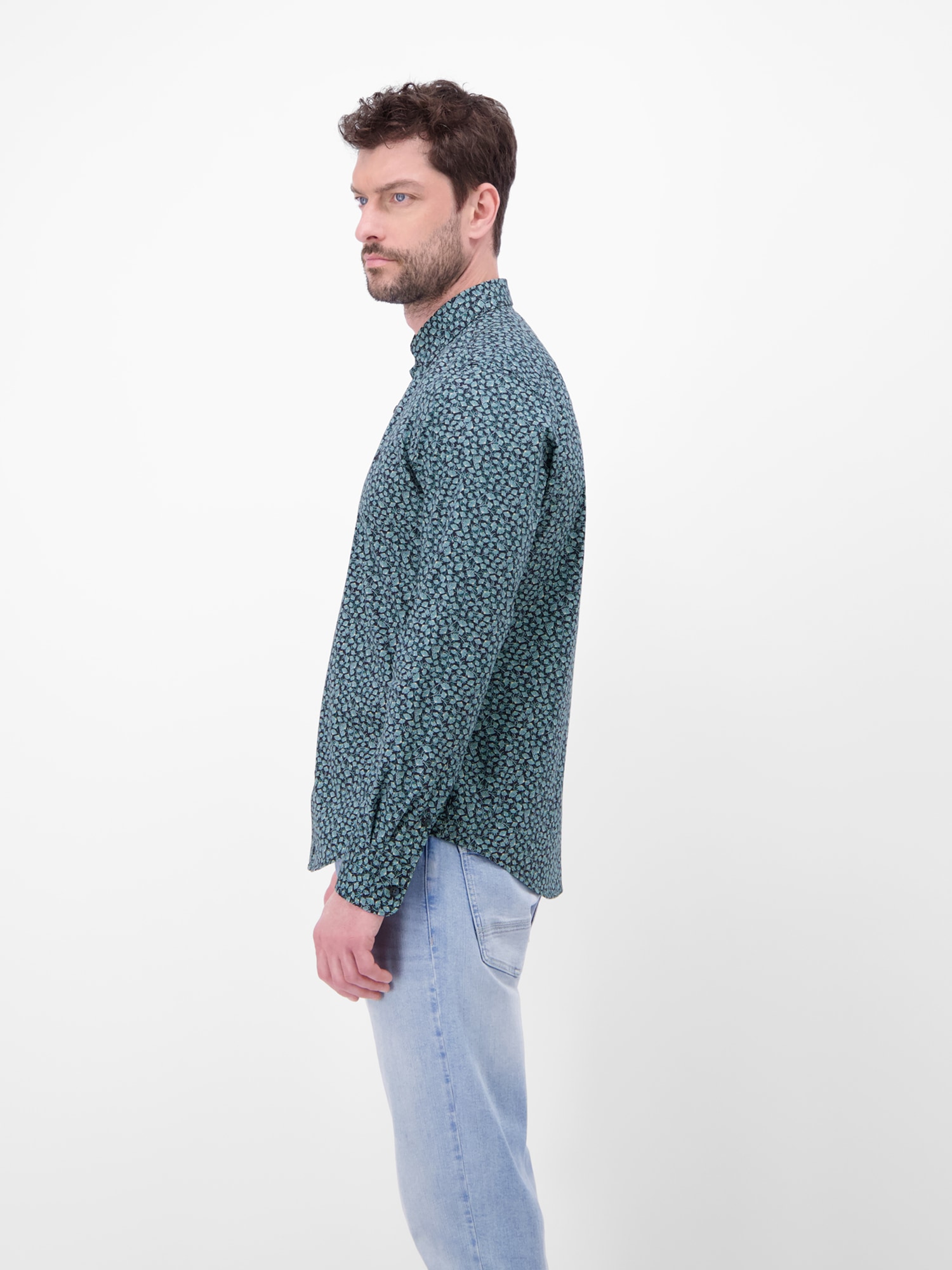 LERROS Langarmhemd »Langarmhemd mit trendigem Printmuster«