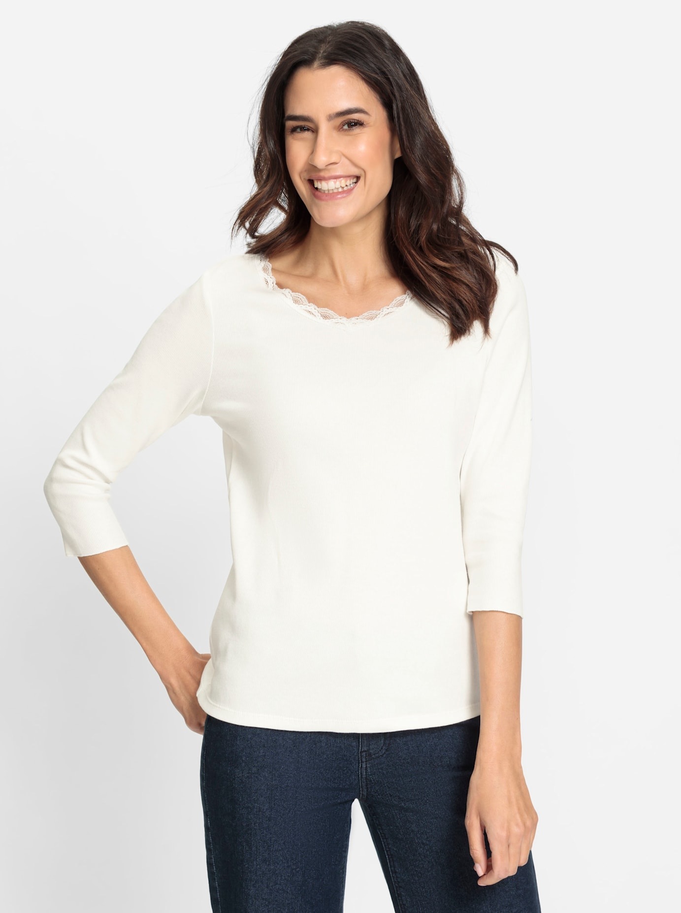 Inspirationen 3/4-Arm-Shirt »3/4-Arm-Shirt«, (1 tlg.)