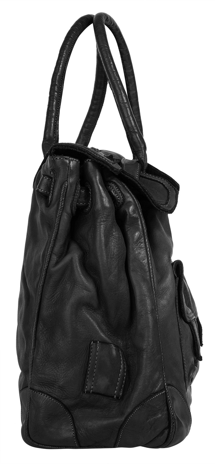 Samantha Look Shopper echt Leder, Made in Italy