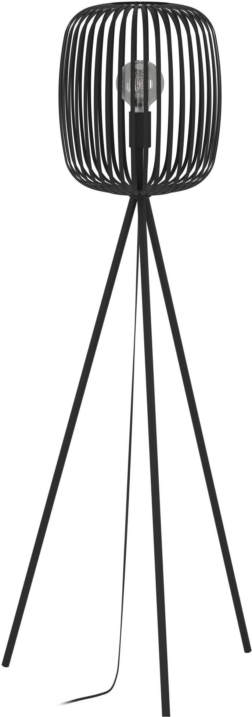 EGLO Stehlampe »Stehleuchte ROMAZZINA, exkl. E27, Stahl, Stehlampe« E27 Stativ Standleuchte, Dreibein, 140,5x32,5cm, Wohnzimmerlampe