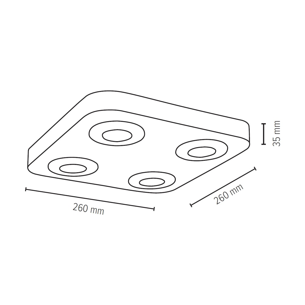 flammig-flammig, »COOL«, Deckenleuchte inklusive, bestellen Beton, EU Made OTTO online LED-Module aus Handgemacht, bei Light SPOT echtem 4 in