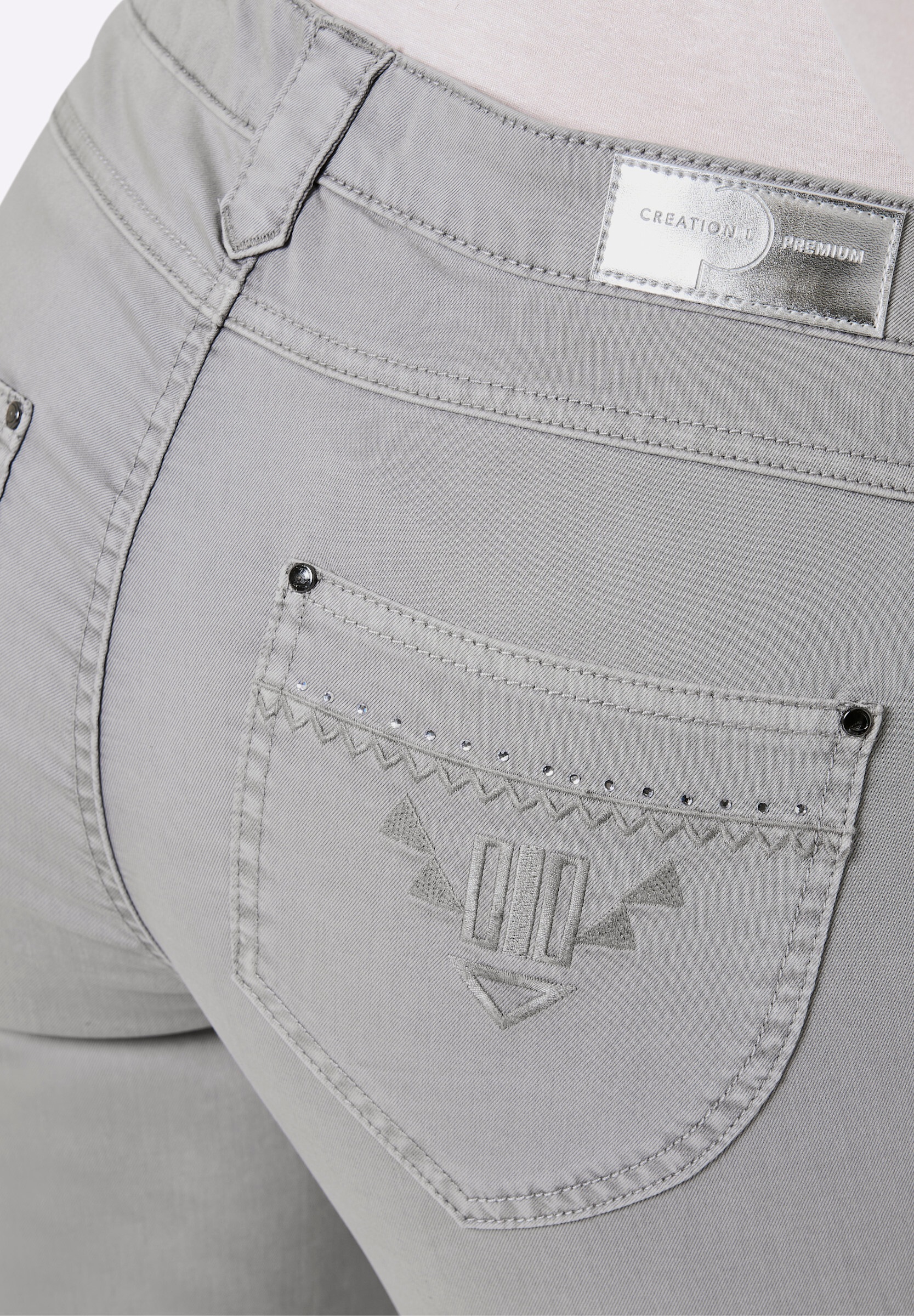 creation L Bequeme Jeans »Baumwoll-Lyocell-Jeans Gerade Jeans mit Lyocell-Anteil«