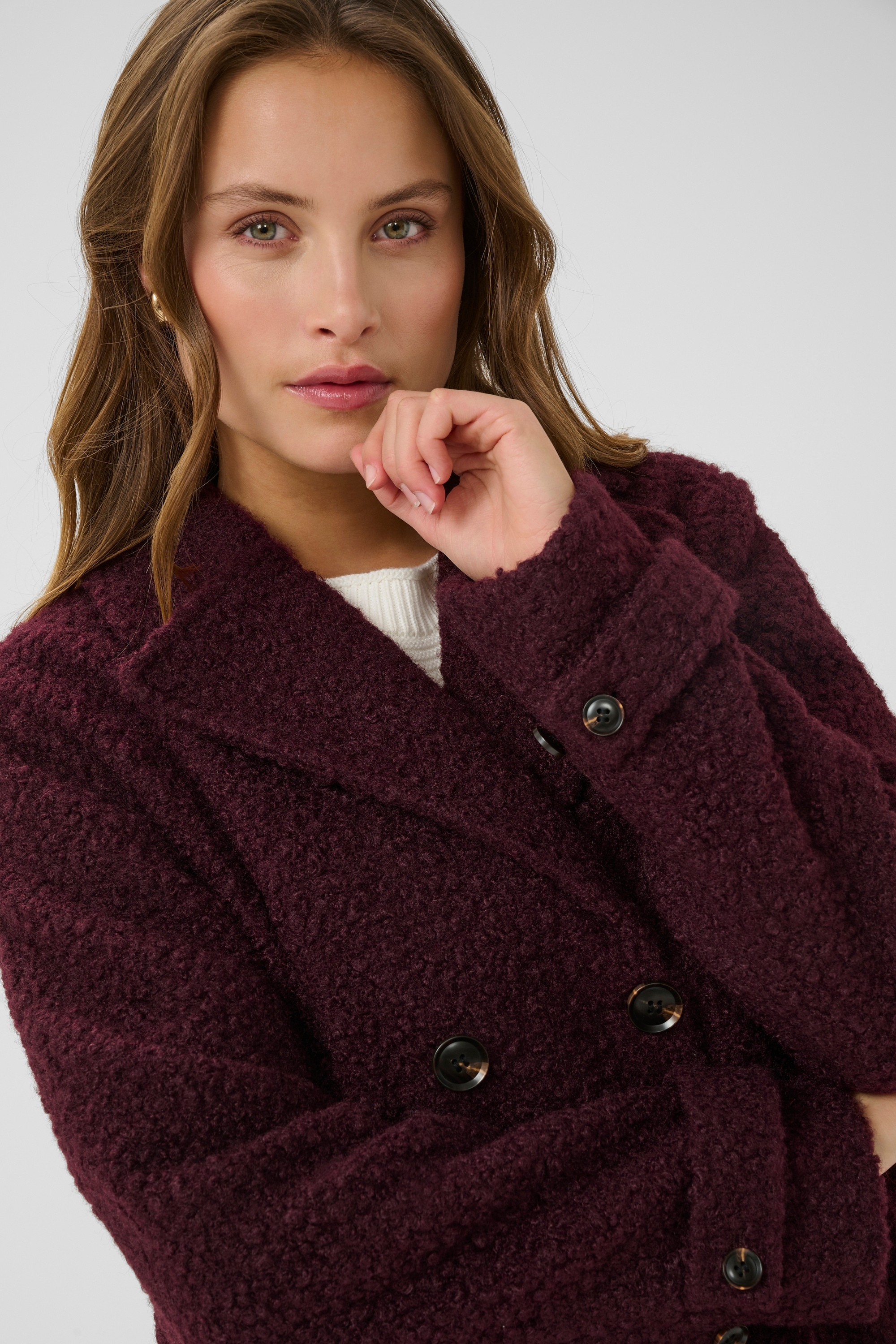 KAFFE Wintermantel »Jacke KAanne«