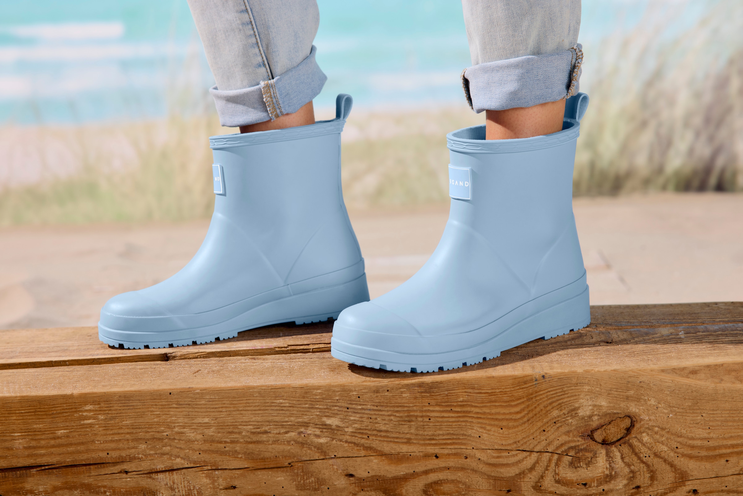 Elbsand Gummistiefelette »Boots, Gummistiefel, Schlupfstiefel«  aus wasserdichtem Material