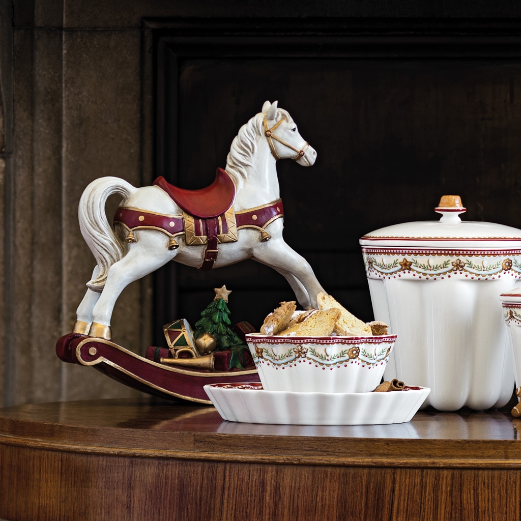 Villeroy & Boch Weihnachtsfigur »Schaukelpferd XL Winter Collage bunt«