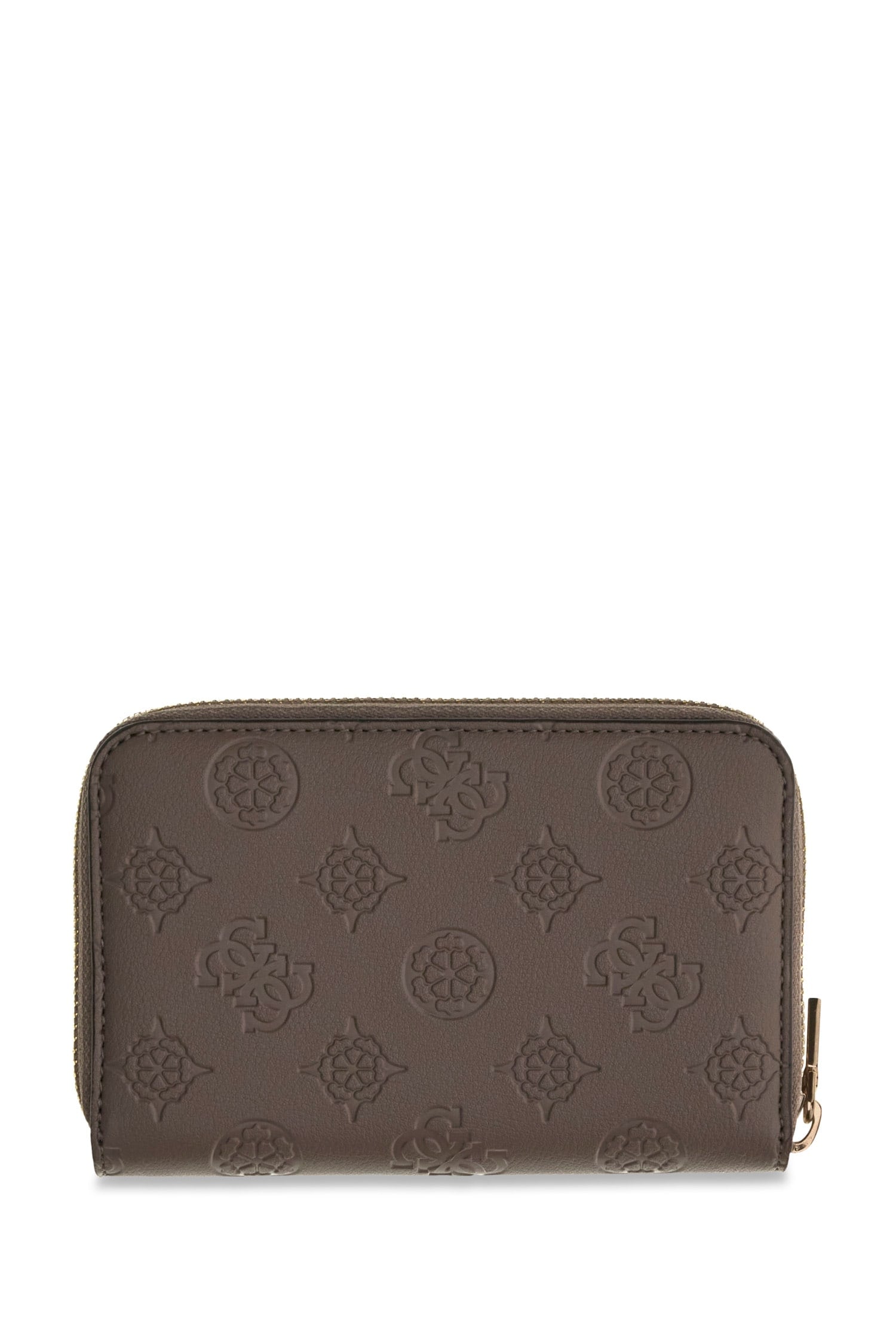 Guess Geldbörse »CARMELLA SLG MEDIUM ZIP AROUND« Damen Portemonnaie, Geldbeutel mit Reißverschluss-Münzfach