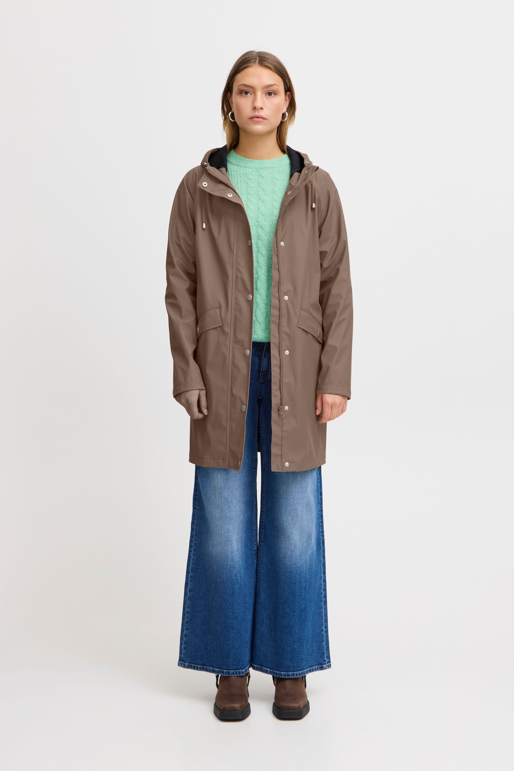 Ichi Regenjacke »Regenjacke IHTazi«, mit Kapuze