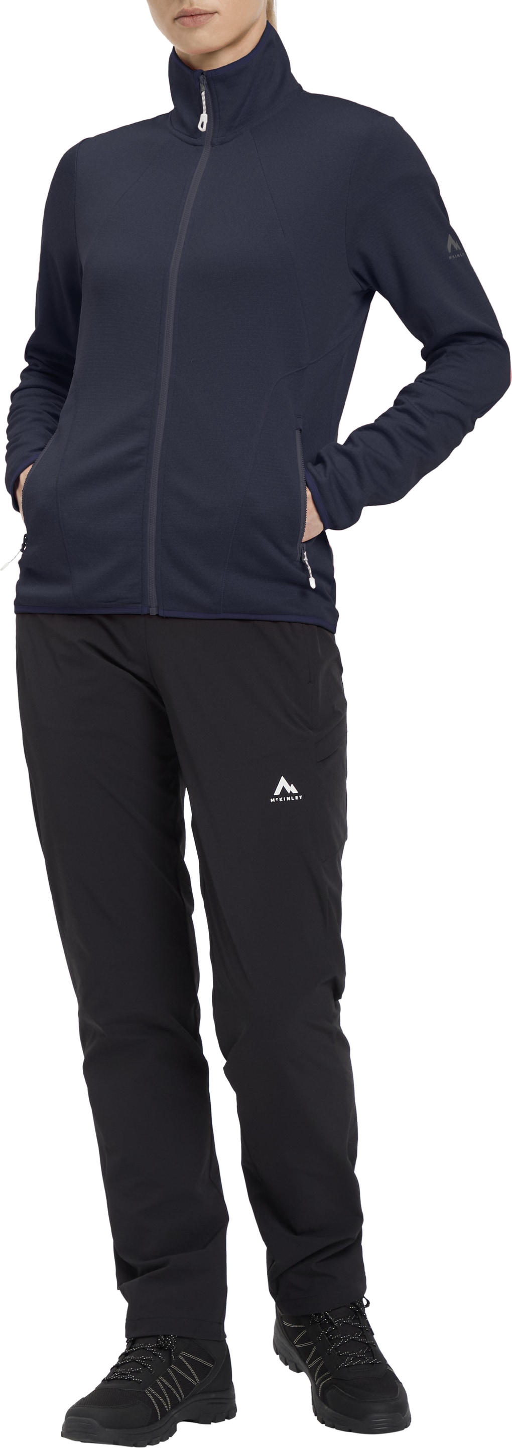 McKINLEY Fleecejacke »DA.-UNTERJACKE ROTO III W« mit Stehkragen, Reißverschlusstaschen