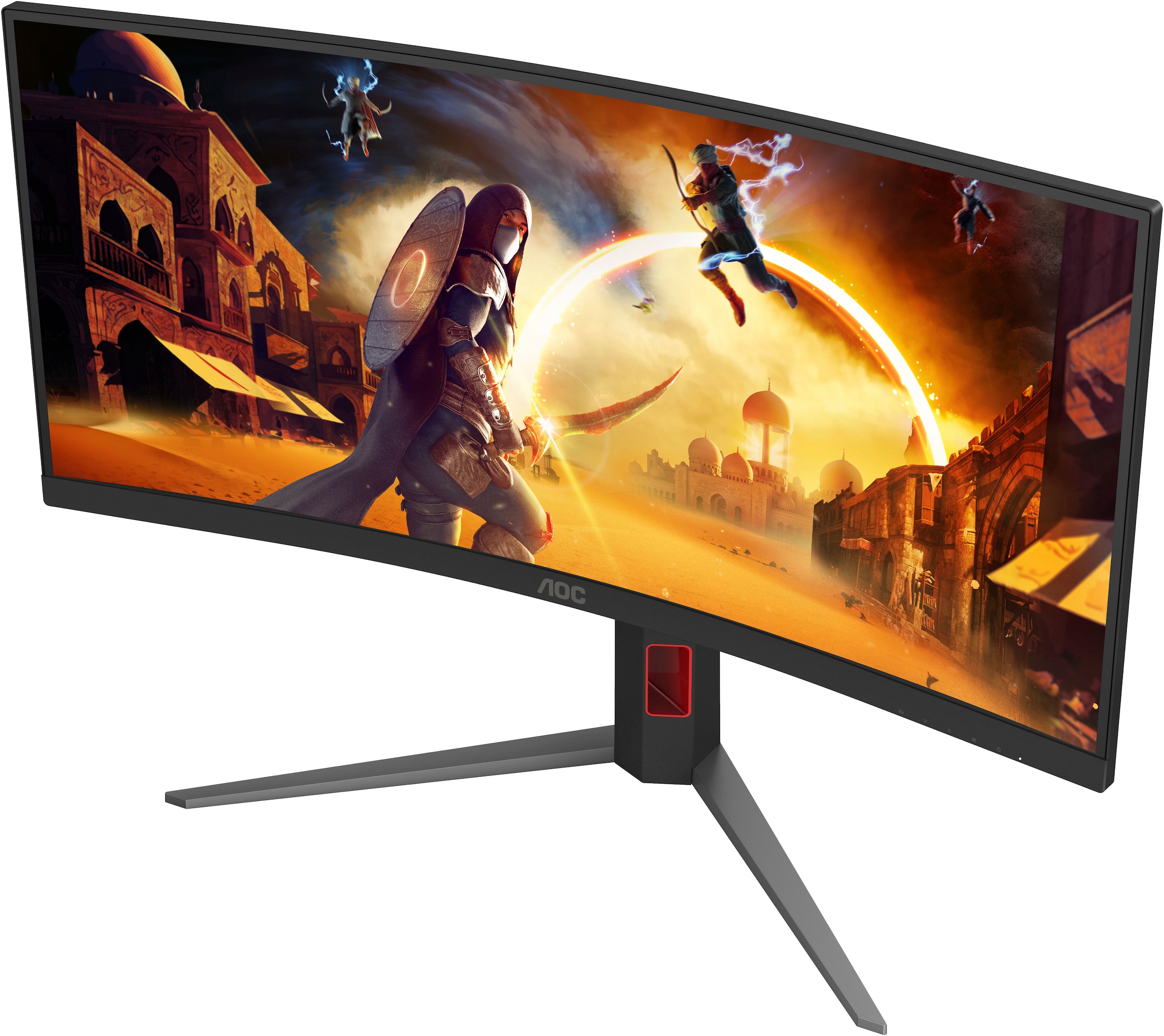 AOC Curved-Gaming-Monitor »CU34G4« 86 cm/34 ″  3440 x 1440 px Wide Quad HD 1 Reaktionszeit 180 Hz