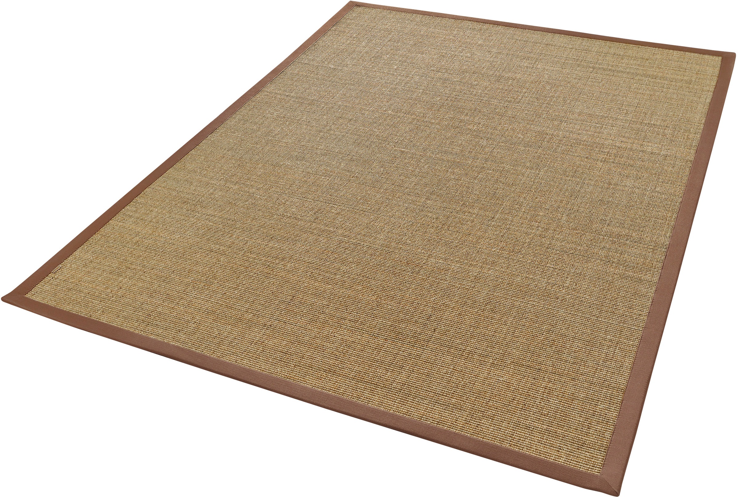 Dekowe Sisalteppich »Mara S2 mit Bordüre«, rechteckig, 5 mm Höhe, Flachgewebe, Material: 100% Sisal, Wohnzimmer