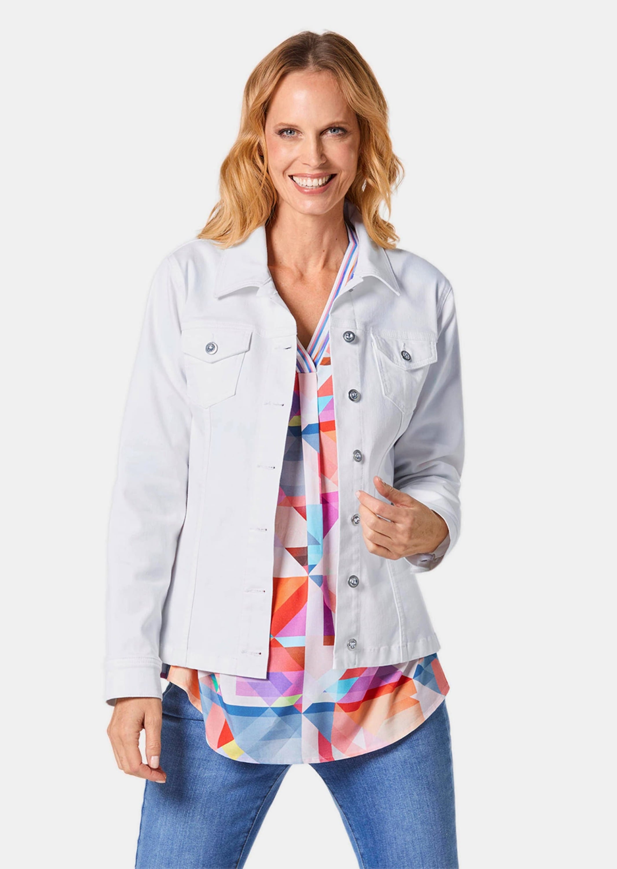 GOLDNER Kurzjacke »Zeitlose Jeansjacke mit tollen Details«