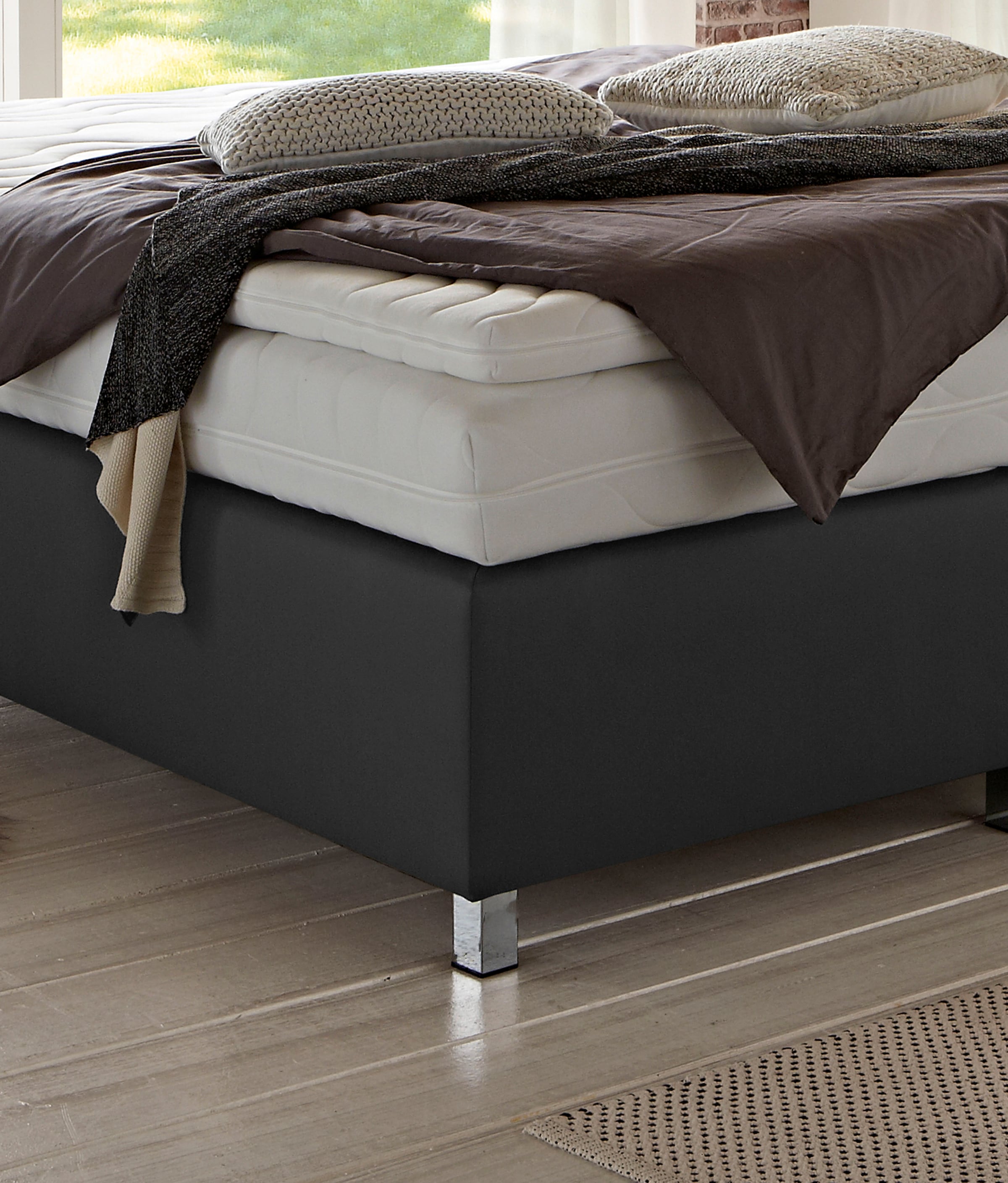 Westfalia Schlafkomfort Boxspringbett »London in den Breiten 160x200, 180x200cm & 200x200cm«