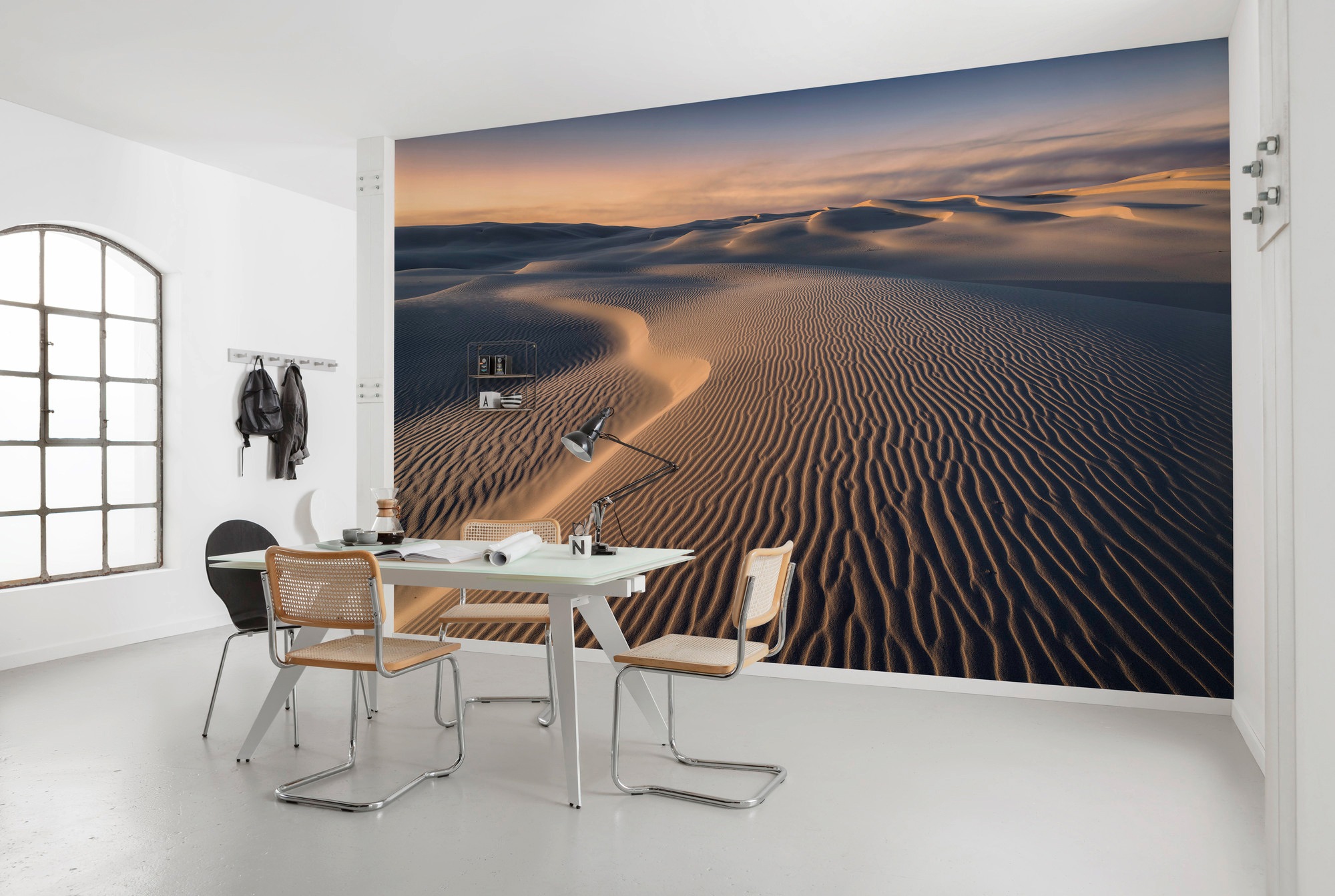 Komar Vliestapete »Digitaldruck Vlies - Glowing Lines - Größe 450 x 280 cm«, bedruckt, Wohnzimmer, Schlafzimmer