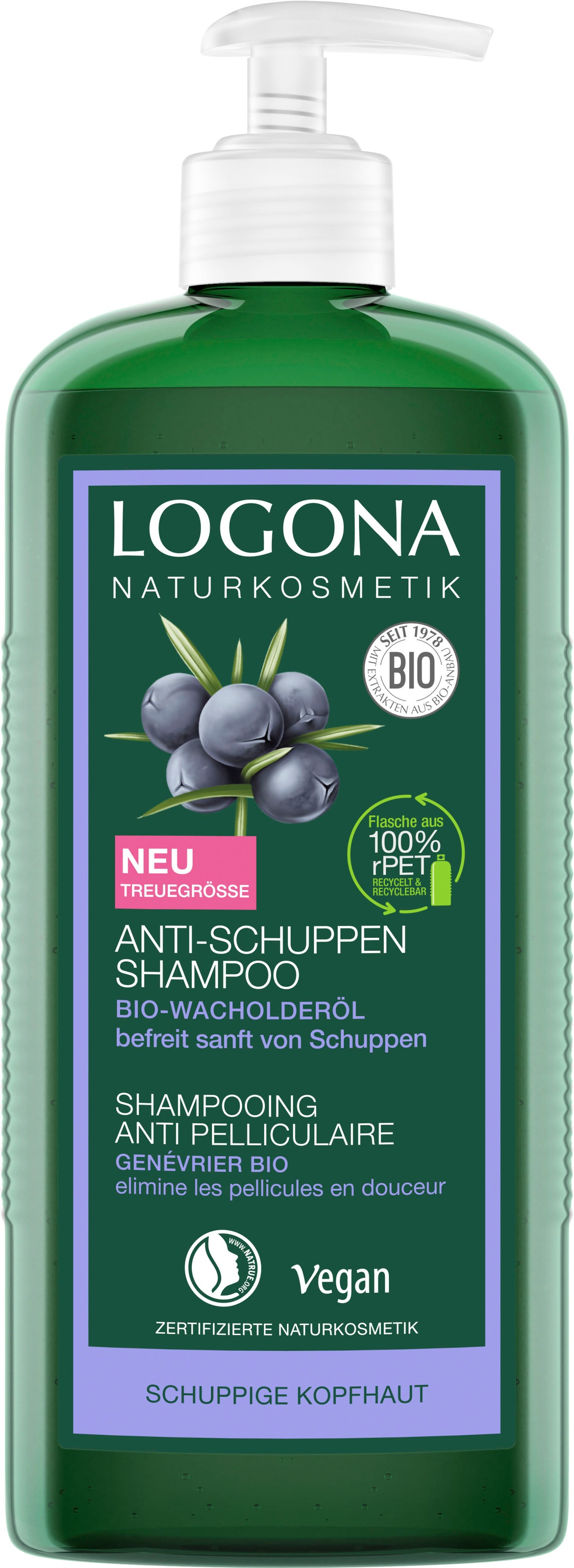 LOGONA Haarshampoo »Logona Anti-Schuppen Shampoo Bio-Wacholder« kaufen