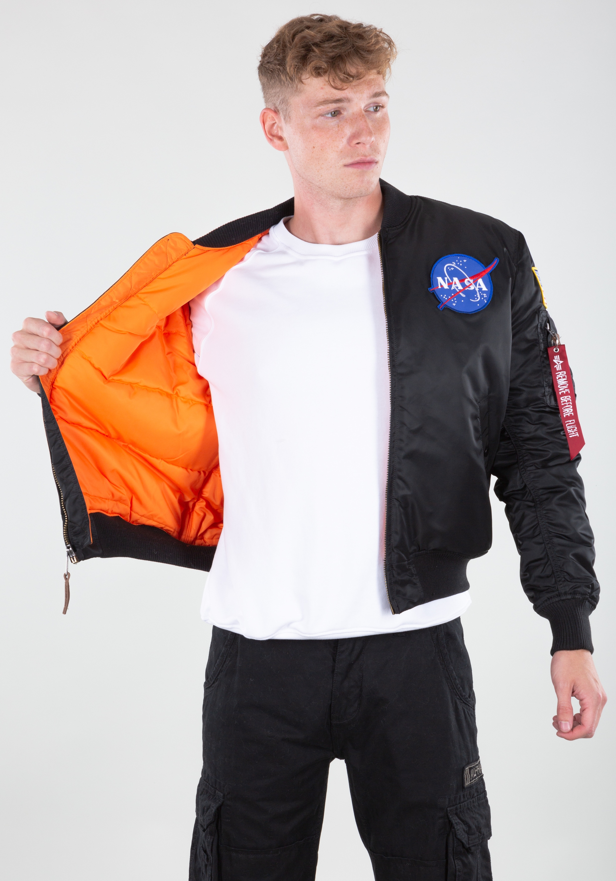 Alpha Industries Bomberjacke »Alpha Industries Men - Bomber Jackets MA-1 VF Vintage Fit NASA«