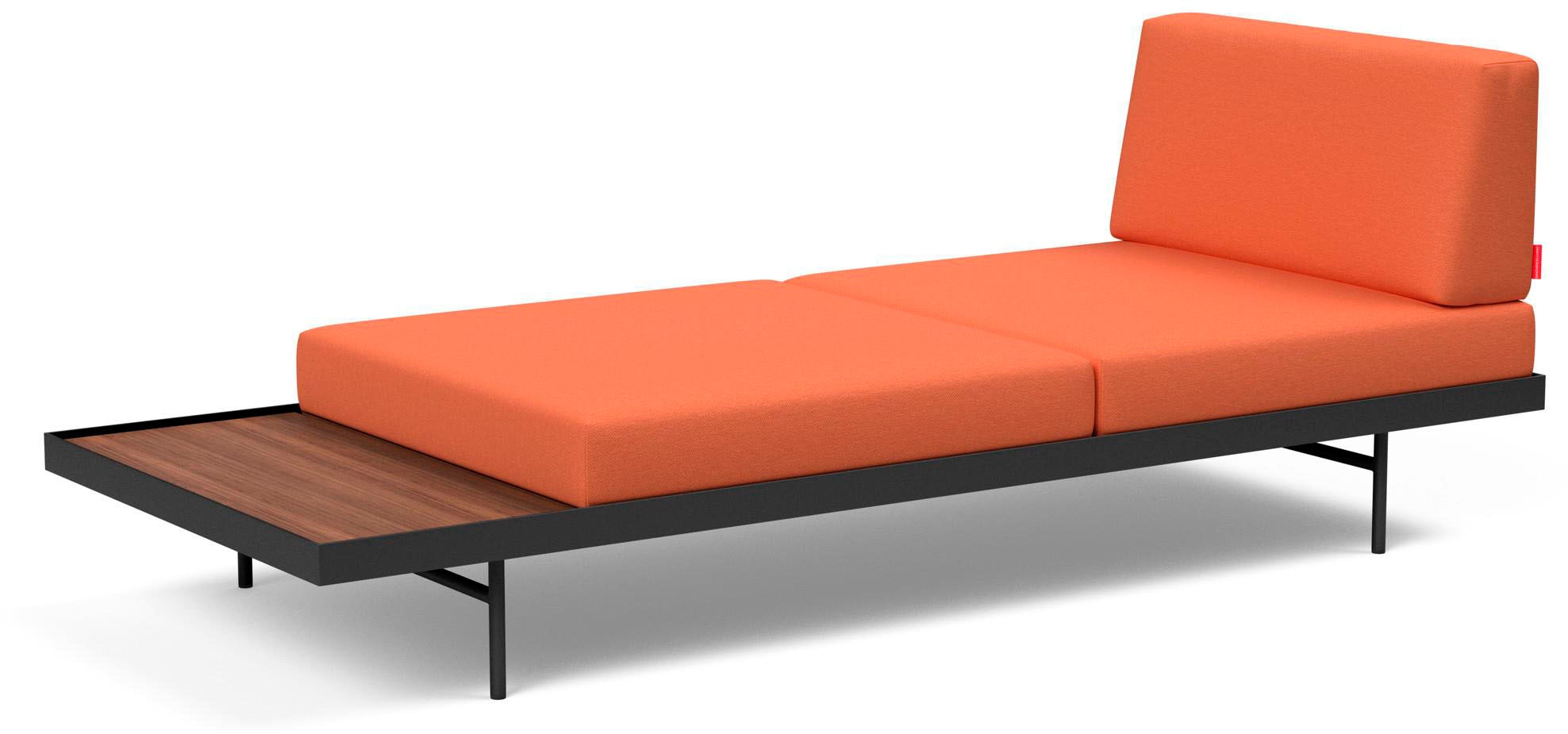 INNOVATION LIVING ™ Relaxliege »Puri Designcouch, innovativ und elegant, Solitärmöbel, Daybed«, Daybed mit integrierter Holzablage, hoher Sitz- und Liegekomfort