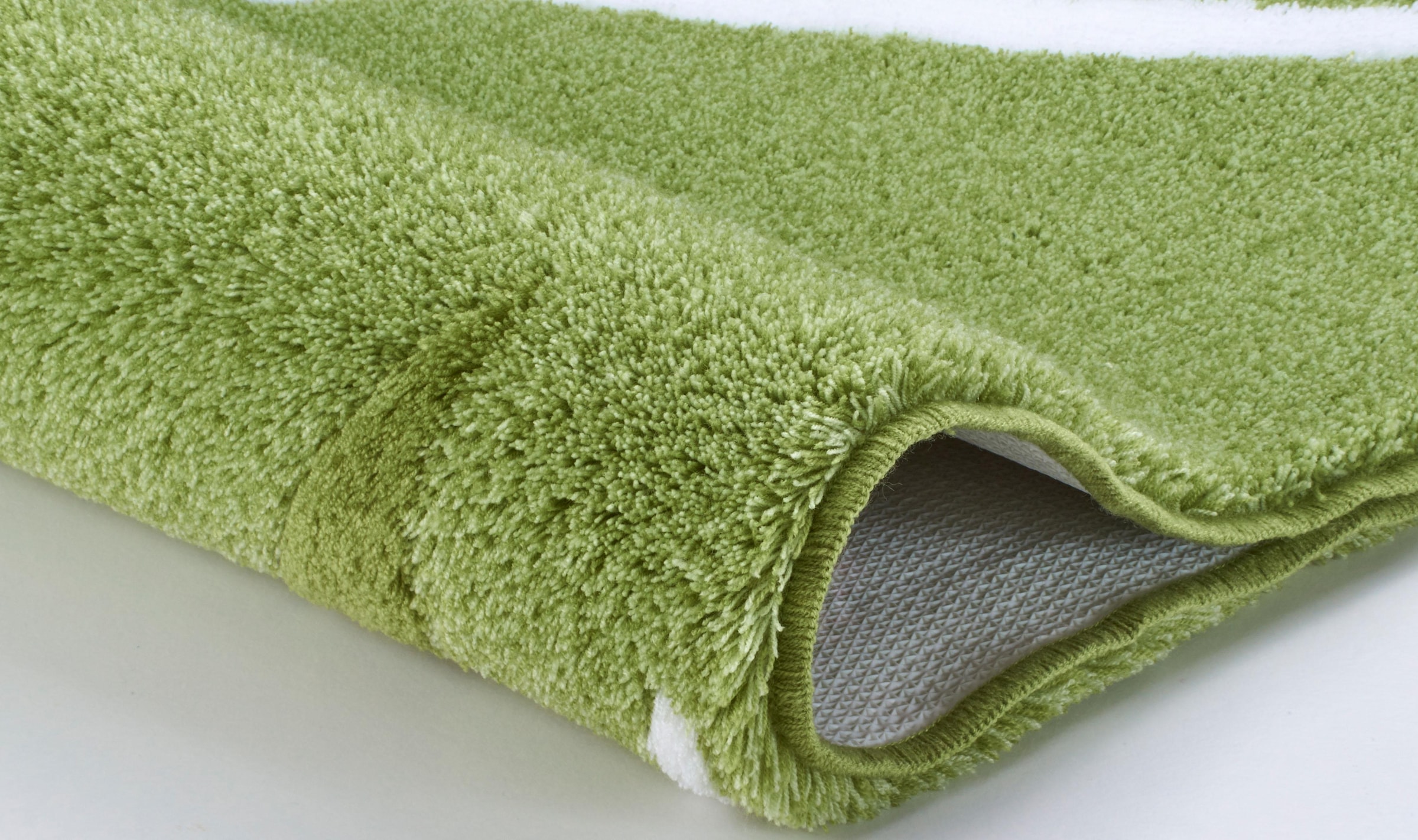 Kleine Wolke Badematte »Florenz«, rutschhemmend beschichtet, fußbodenheizungsgeeignet, Badteppich, Wellen Design, Melange Optik, waschbar