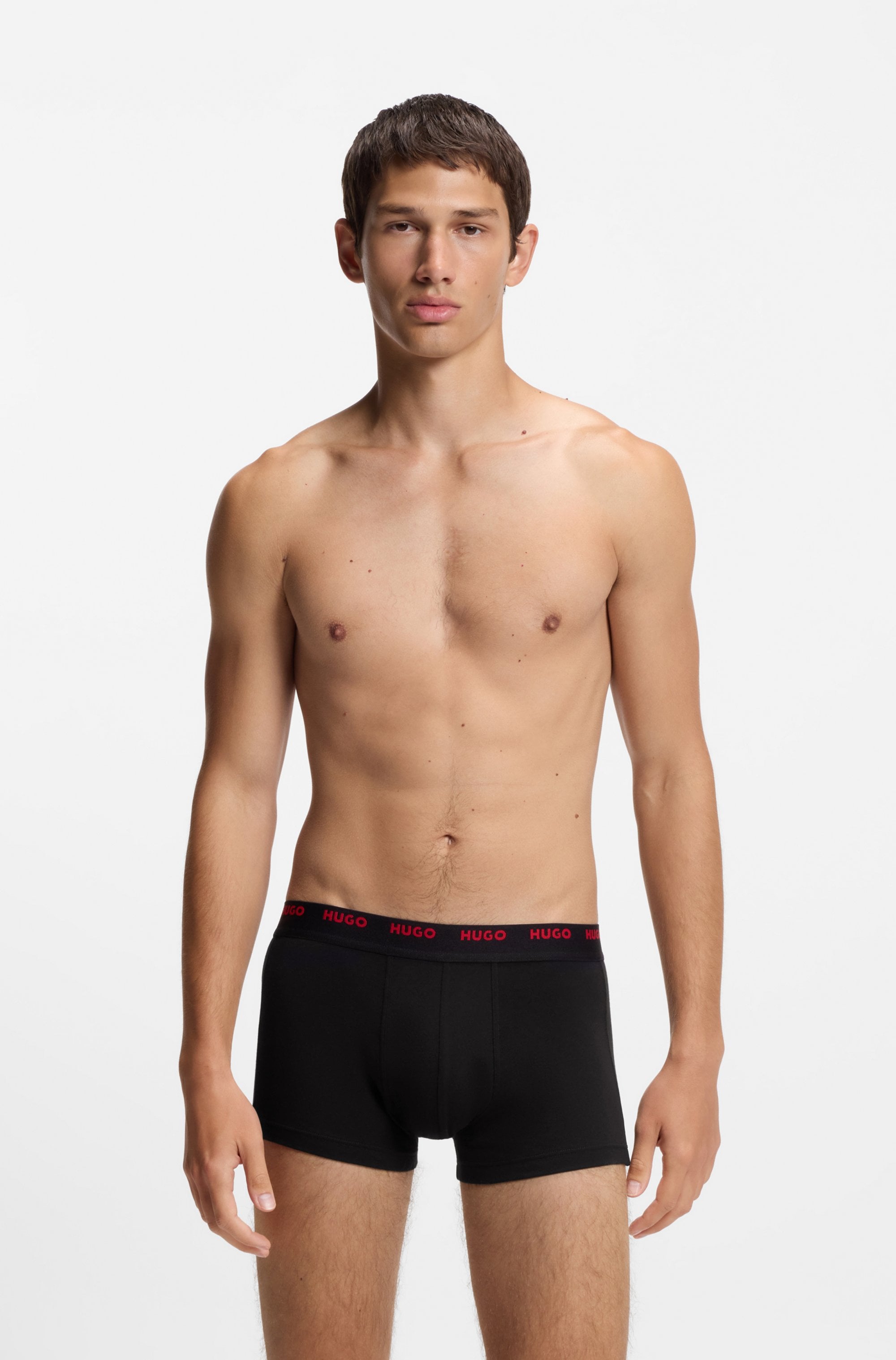 HUGO Underwear Trunk »FIVE PACK« Packung, 5er-Pack, 5 Stk. mit HUGO Schriftzug