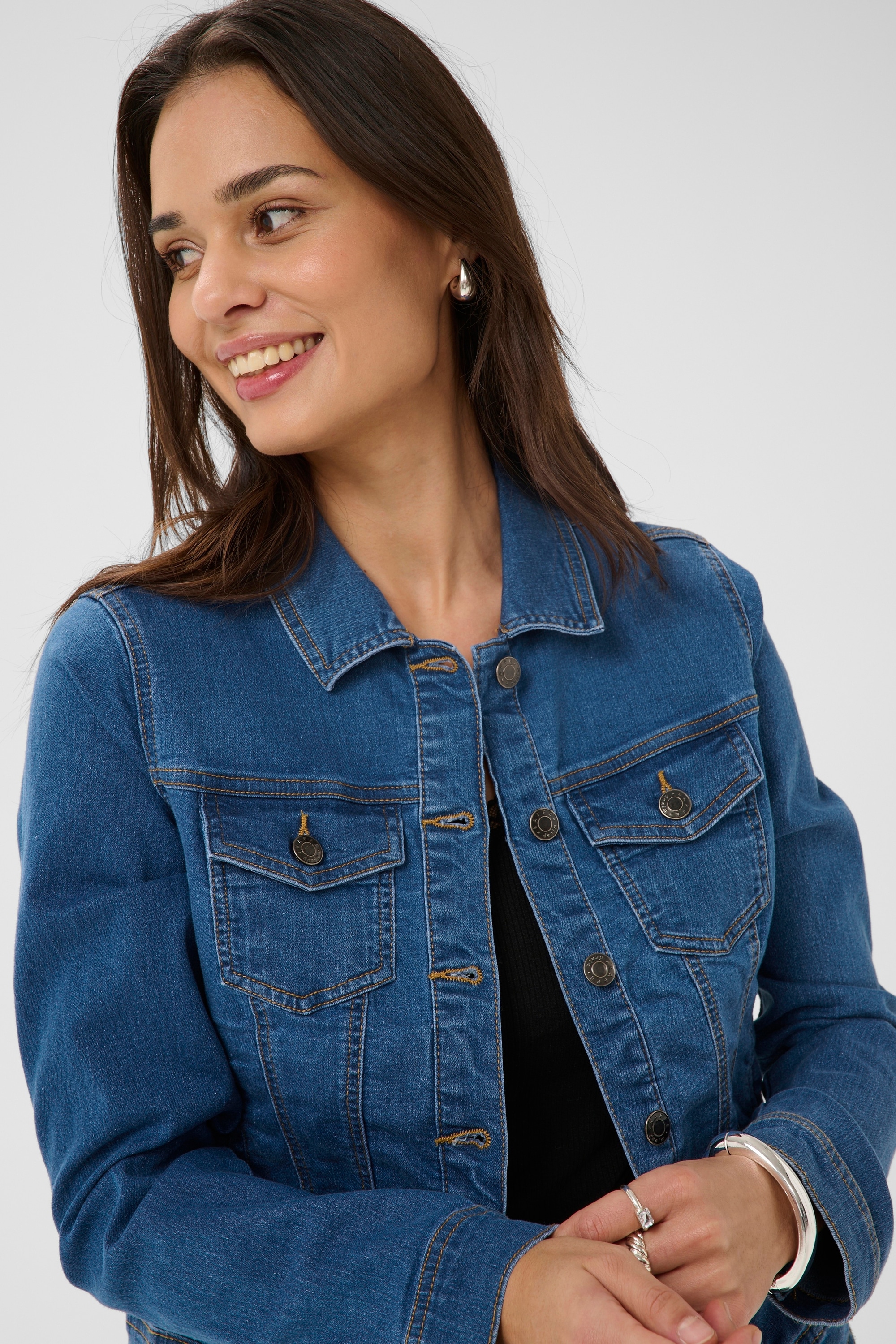 KAFFE Jeansjacke »Jeansjacke KAvilma«