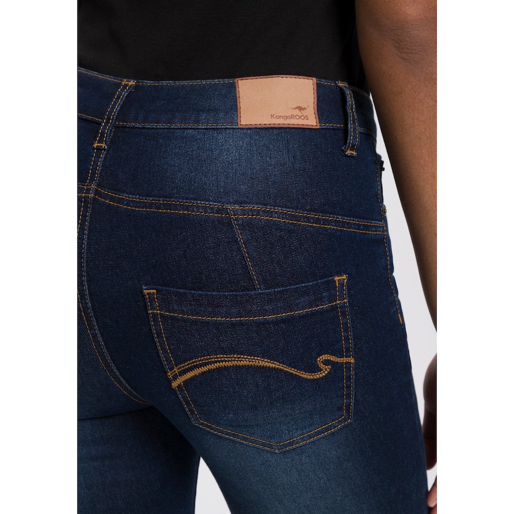 KangaROOS Slim-fit-Jeans »CROPPED HIGH WAIST SLIM FIT«