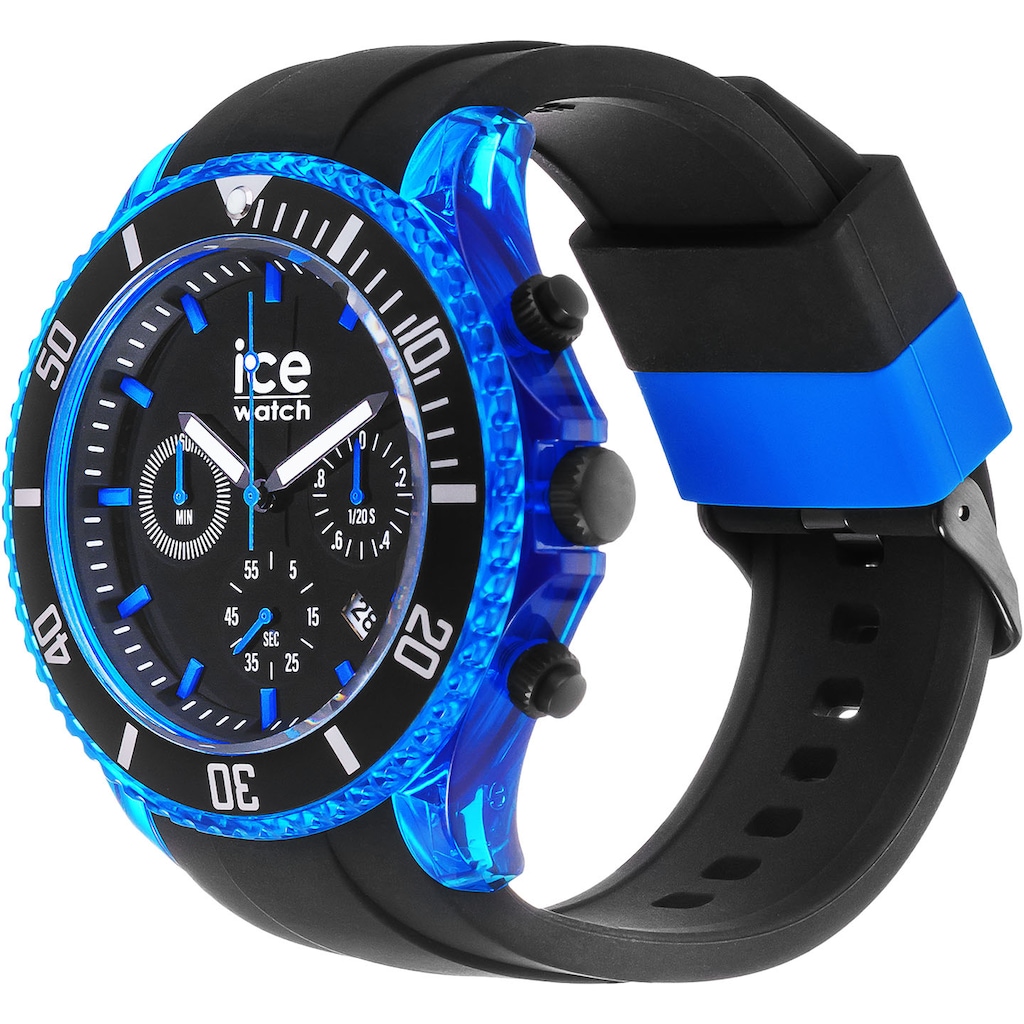 ice-watch Chronograph »ICE chrono - Black blue - Extra large - CH, 019844«