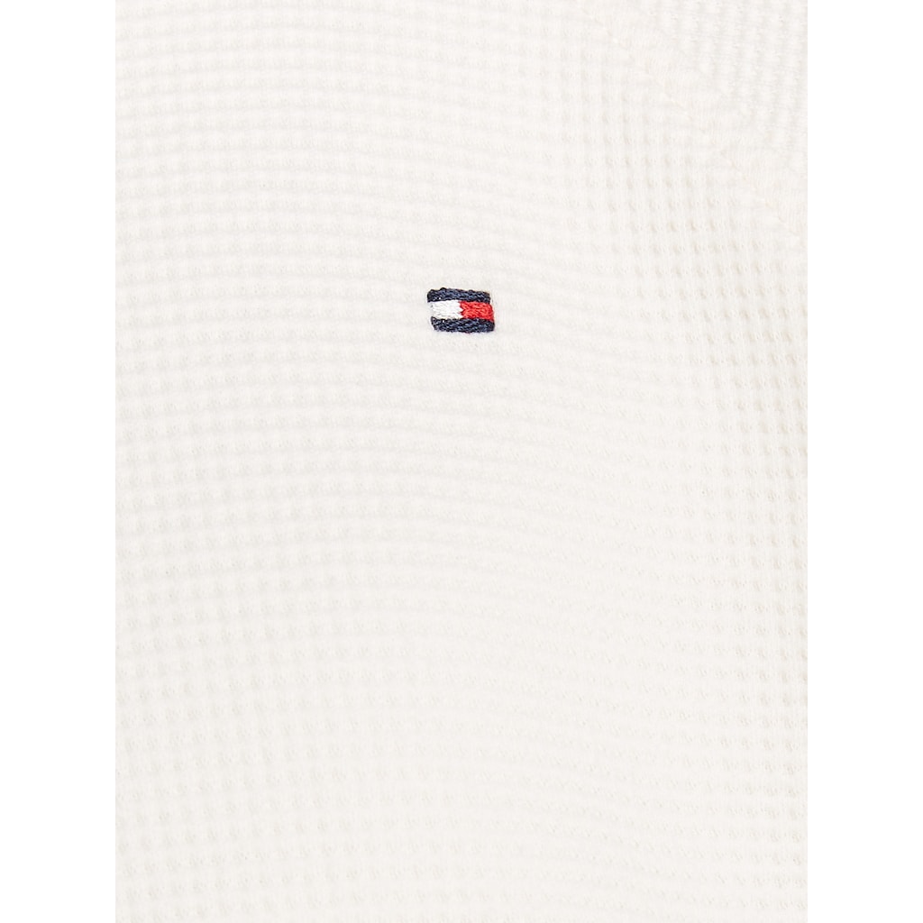 Tommy Hilfiger Sweatshirt »GLOBAL STRIPE WAFFLE SWEATSHIRT«, mit Global Stripe auf den Ärmeln