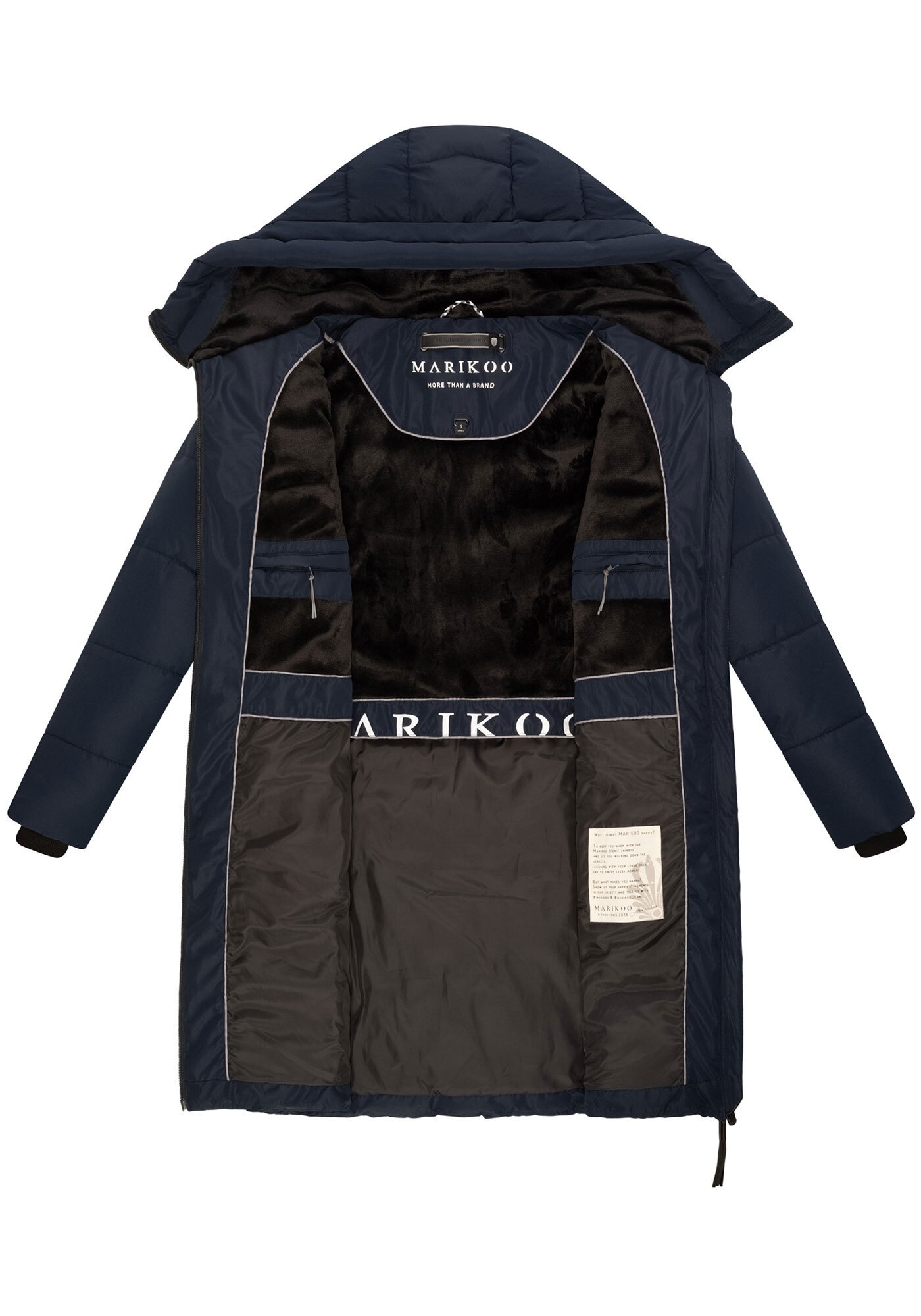 Marikoo Winterjacke »Marikoo Natsukoo Damen Winter Steppjacke lang B978«