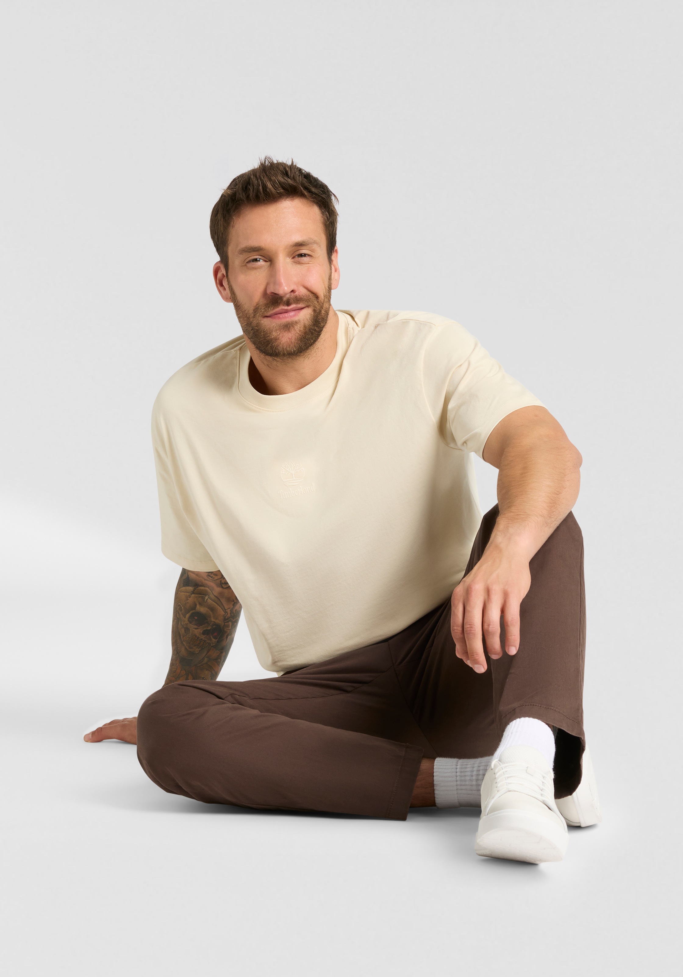 Timberland T-Shirt »HAMPTHON Tonal Stack Logo Tee«