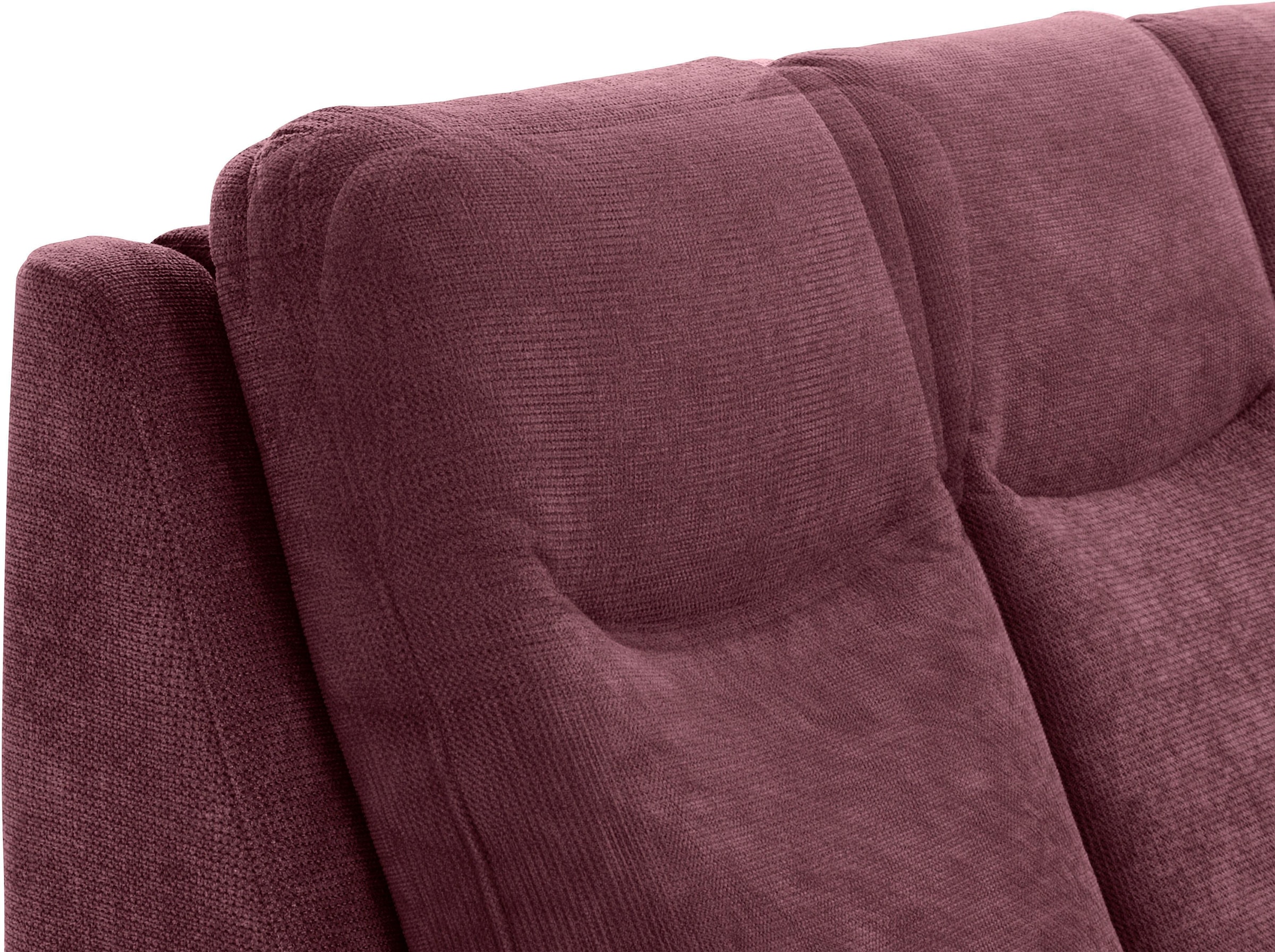 sit&more 3-Sitzer »Boccaccio«, inklusive Federkern und Kopfteilverstellung