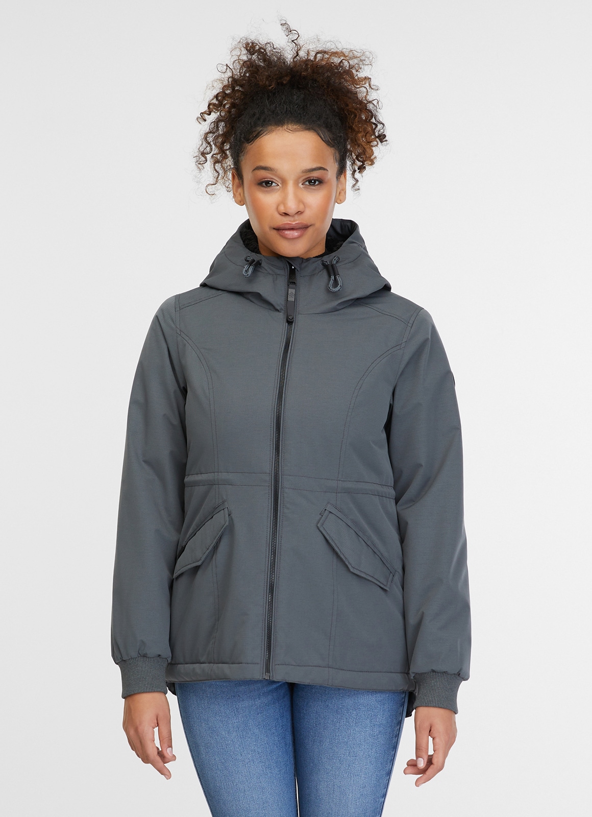 Outdoorjacke »DOWEY WARM«, mit Kapuze, leicht wärmende Übergangsjacke mit...