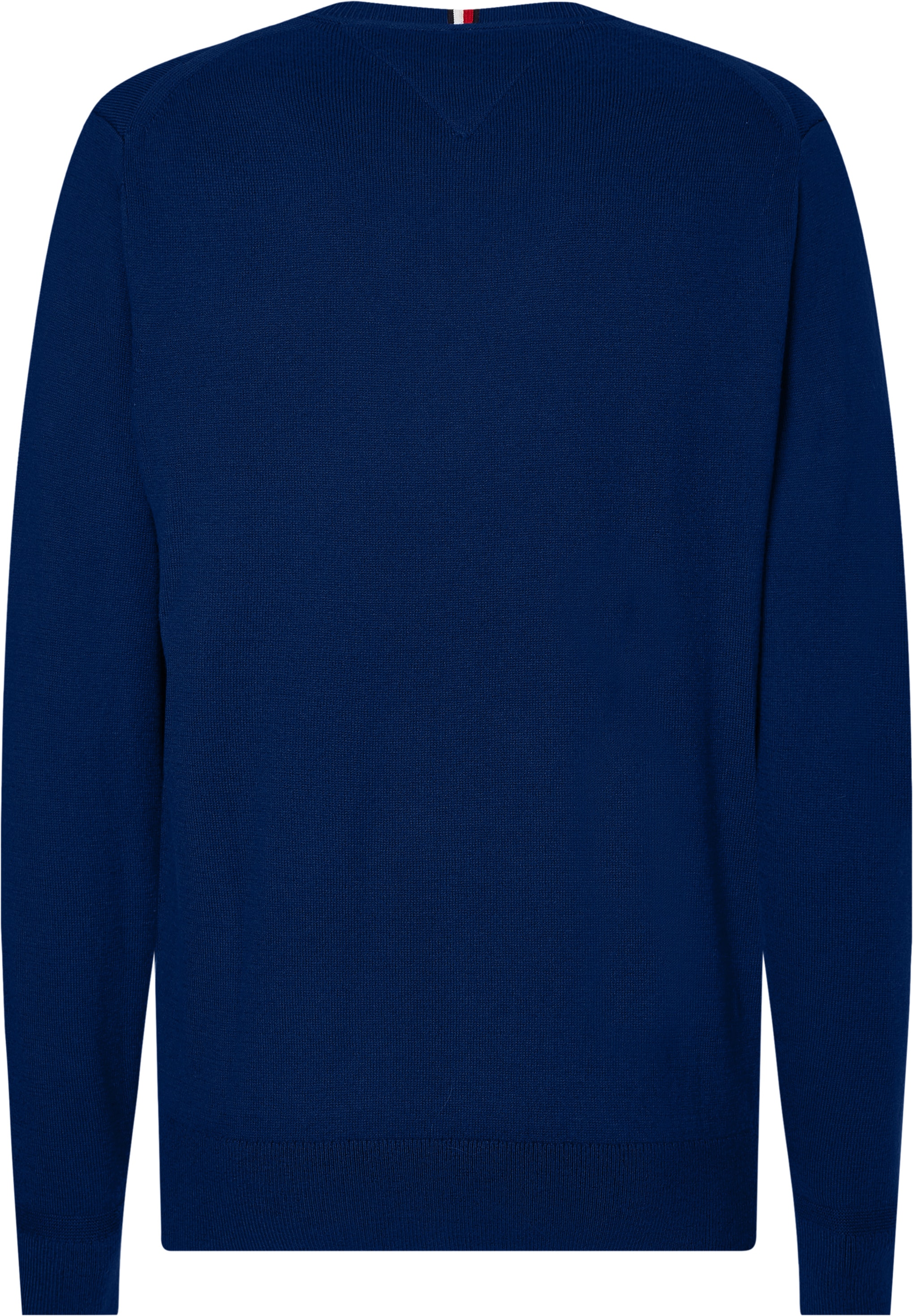 Tommy Hilfiger Big & Tall Strickpullover »BT-PIMA ORG CTN CASHMERE VNCK-B«, in Großen Größen, mit Logostickerei auf Brusthöhe