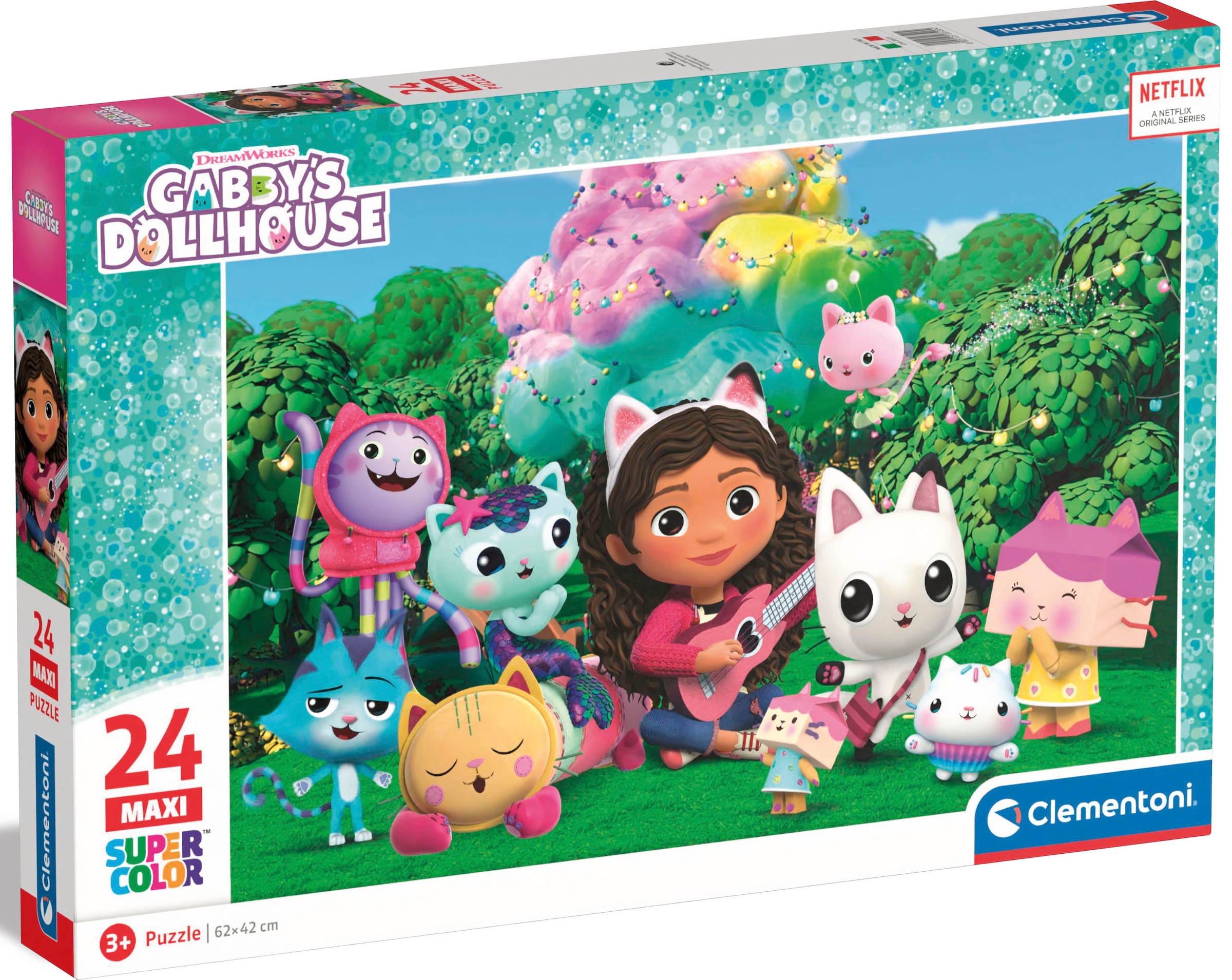 Puzzle »Supercolor, Maxi Gabby's Puppenhaus - mit 24 Maxi-Teilen«, Made in Europe;...