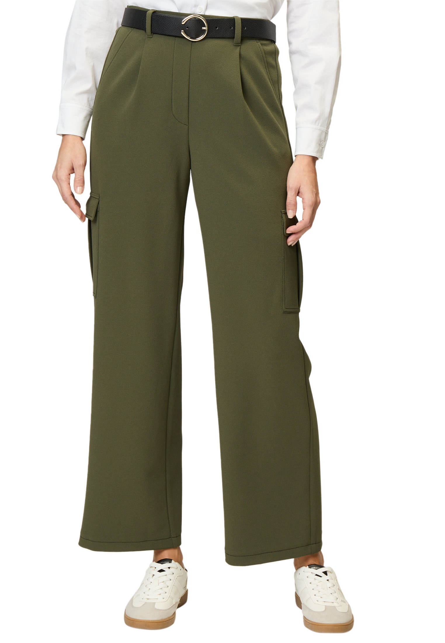 Zero Cargohose »Cargohose mit Gürtel 30 Inch«