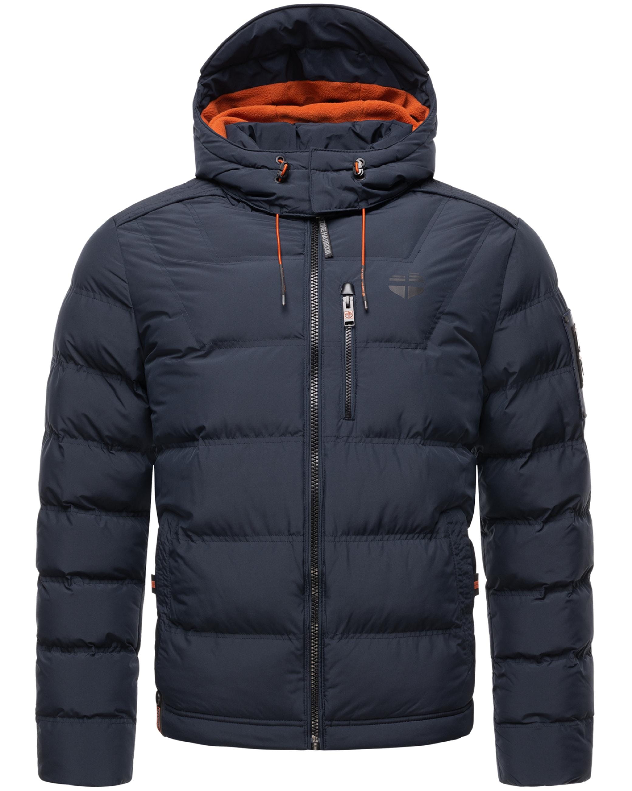 Stone Harbour Winterjacke »Winterjacke Arvidoo«, mit Kapuze, Modische Herren Winter Steppjacke