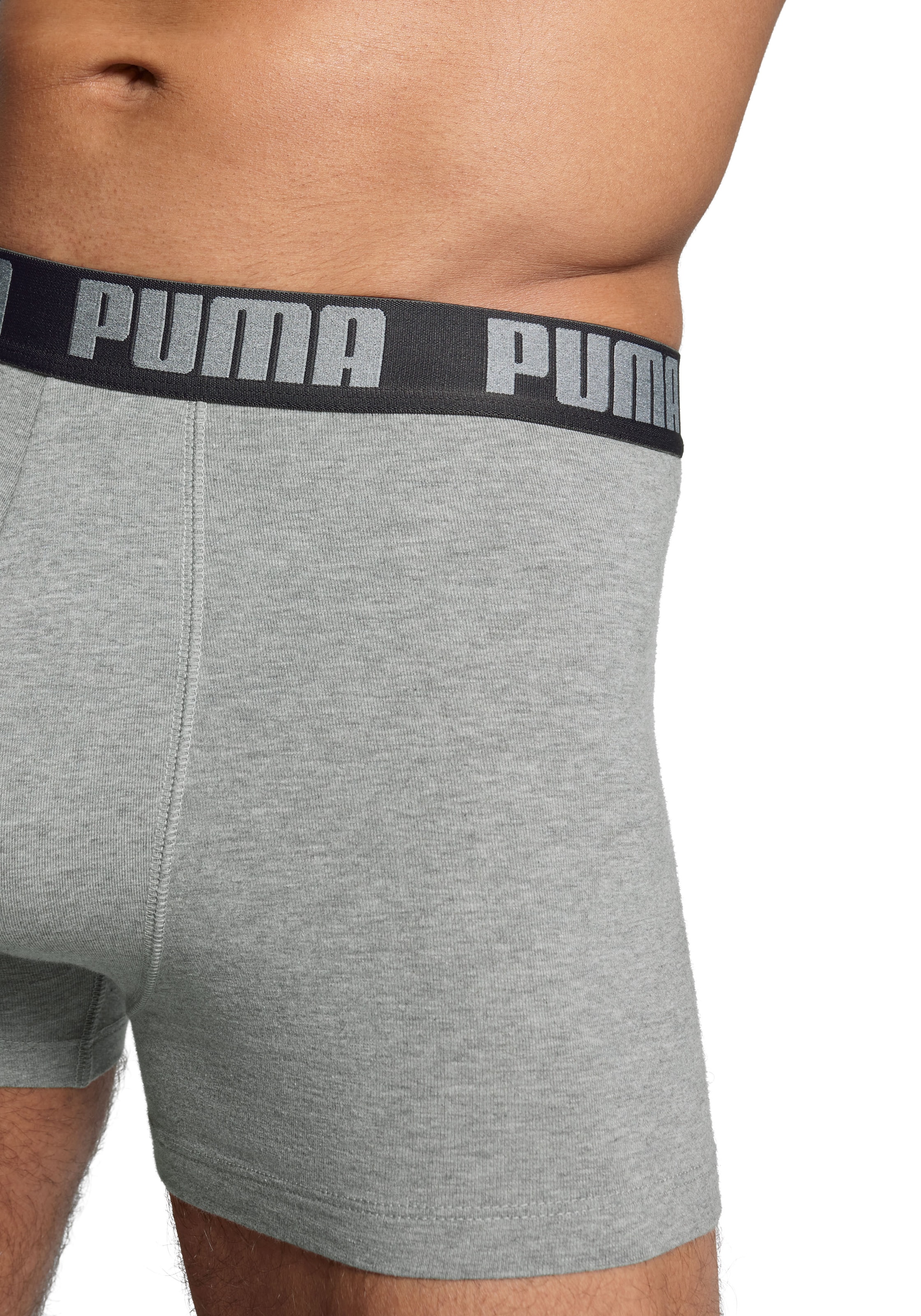 PUMA Boxer, (6er Pack), mit elastischem Logobund