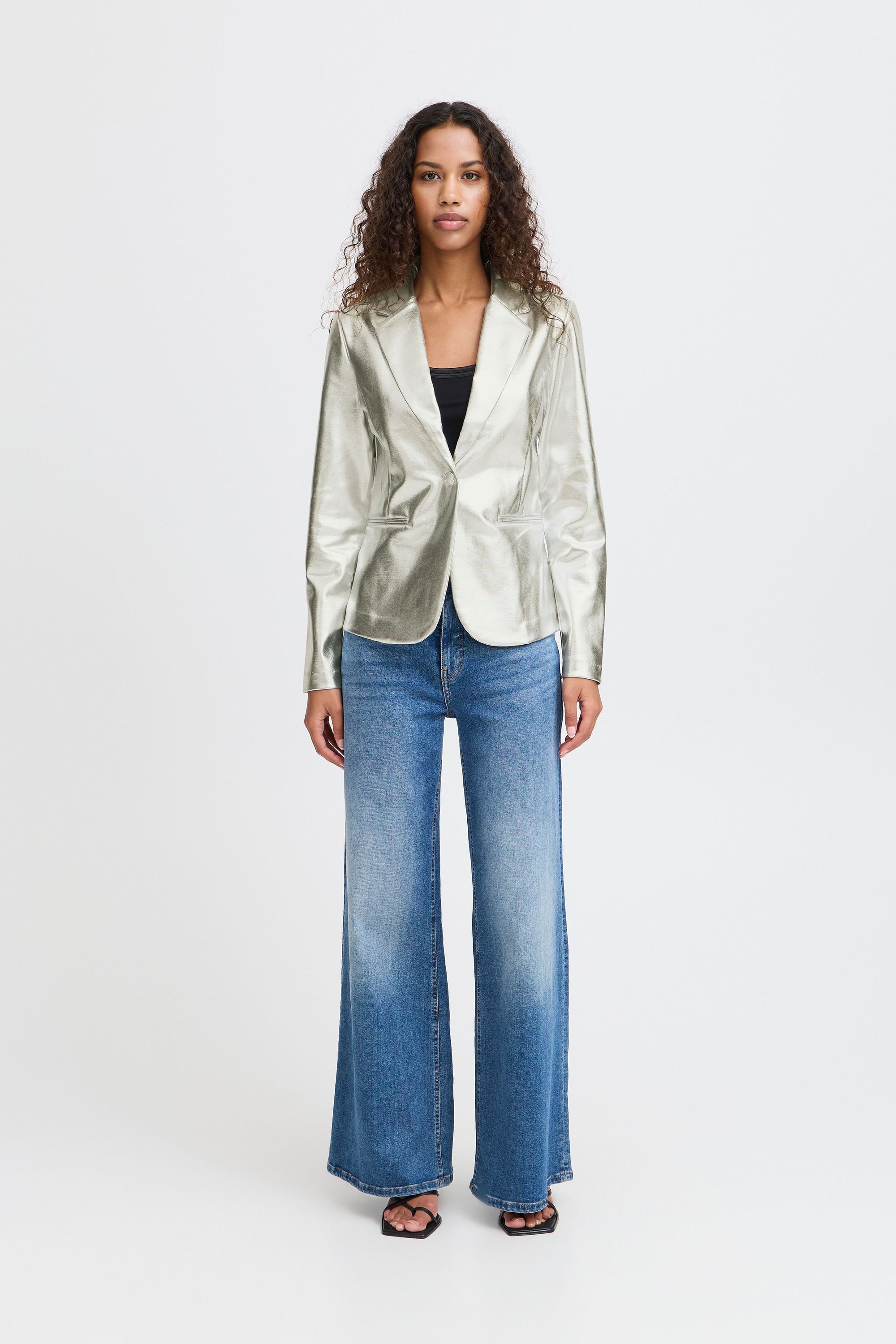 Ichi Kurzblazer »Kurzblazer IHKATE METALLIC BL«