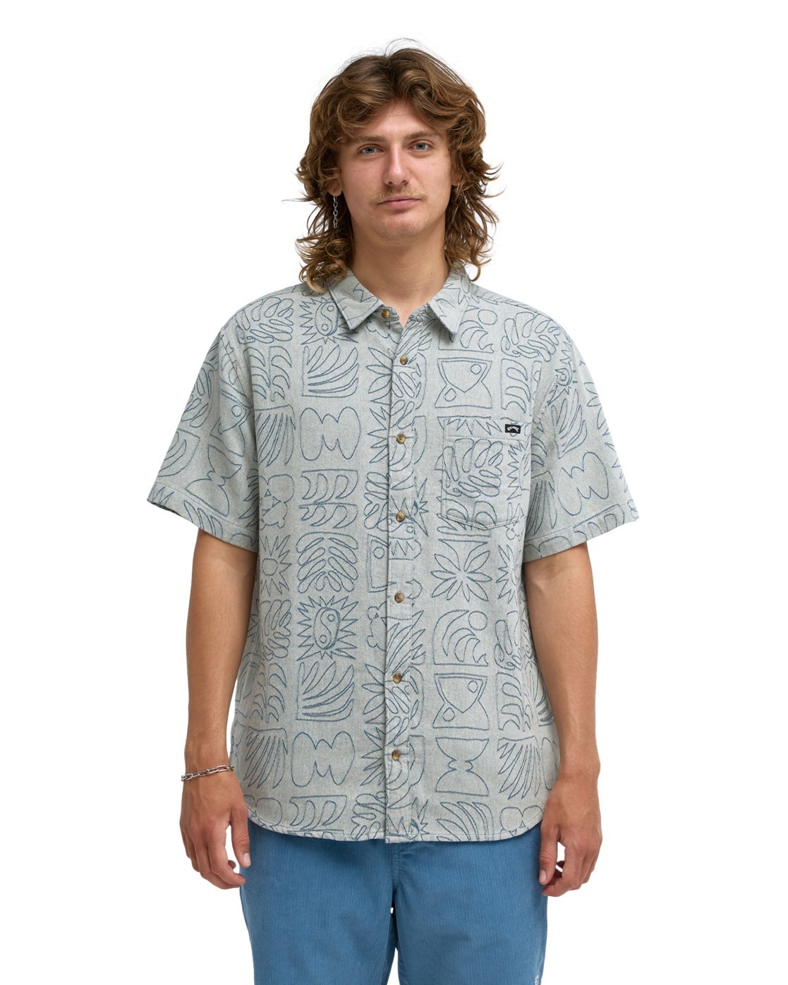 Billabong Kurzarmhemd »Sundays Jacquard«
