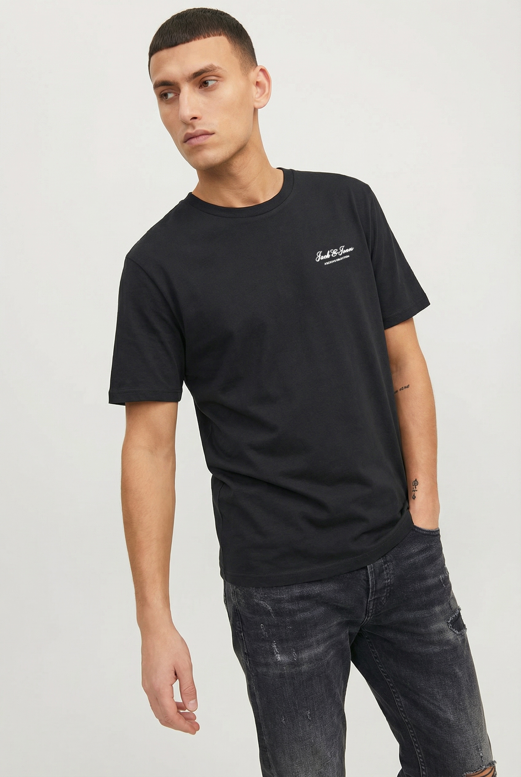 Jack & Jones T-Shirt »JJEARCHIVE GRAPHIC TEE SS O-NECK 3PK MP« Packung, 3 tlg. Baumwolle, relaxed fit