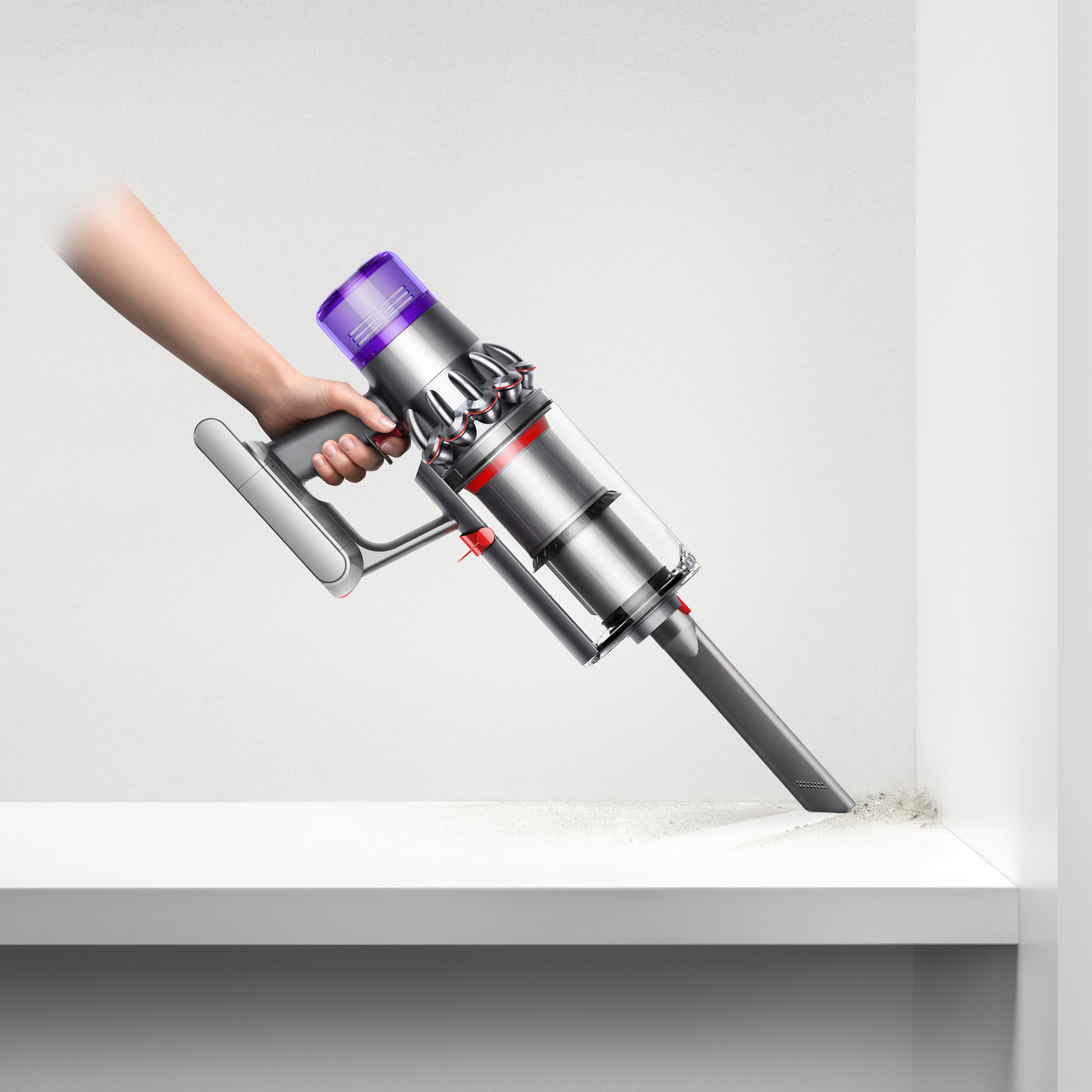 DYSON Akku-Hand-und Stielstaubsauger »V11™ Fluffy (Nickel/Rot)«