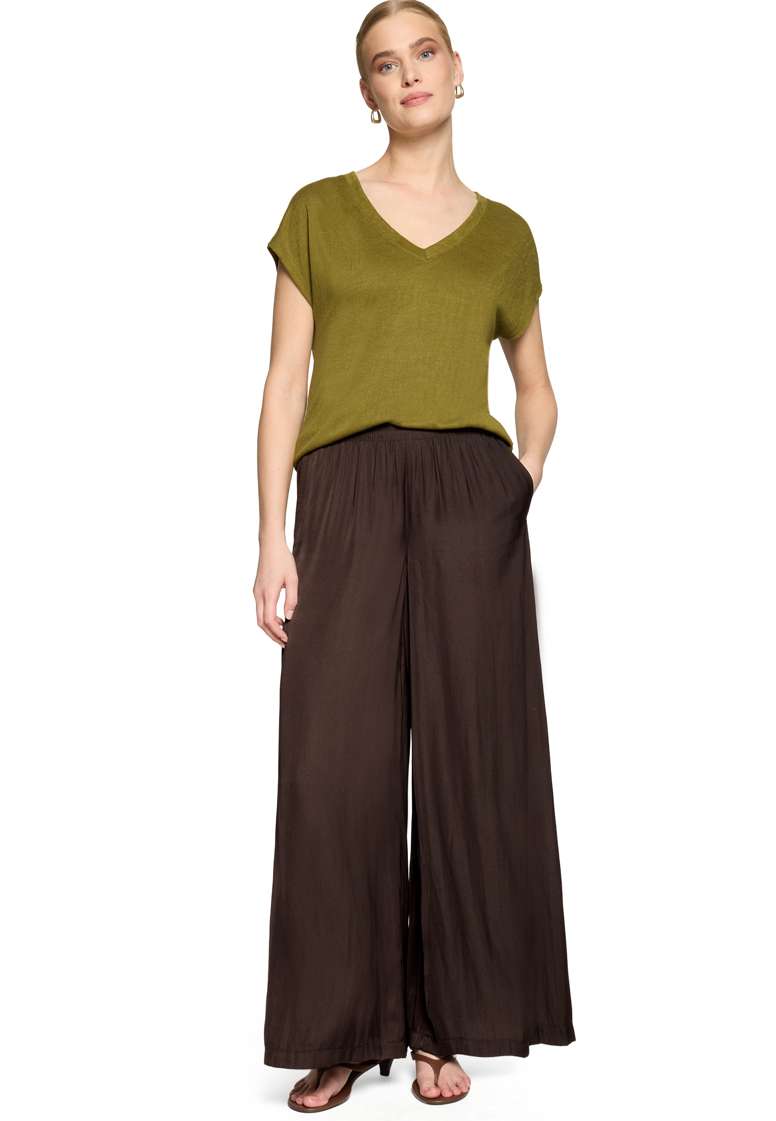 Zero Stoffhose »Stoffhose weit«