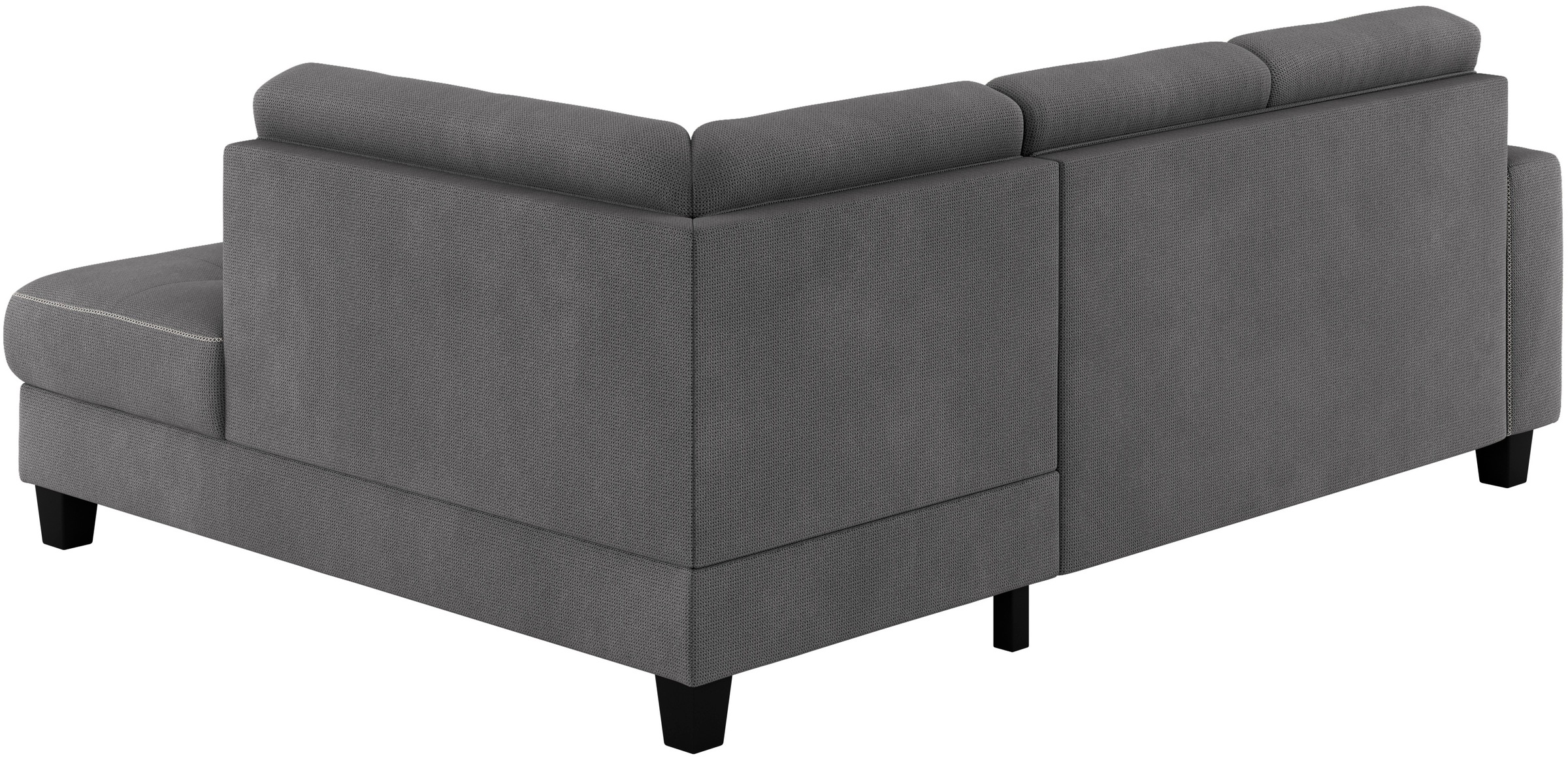 Places of Style Ecksofa »Varese«, wahlweise mit Bettfunktion und Bettkasten