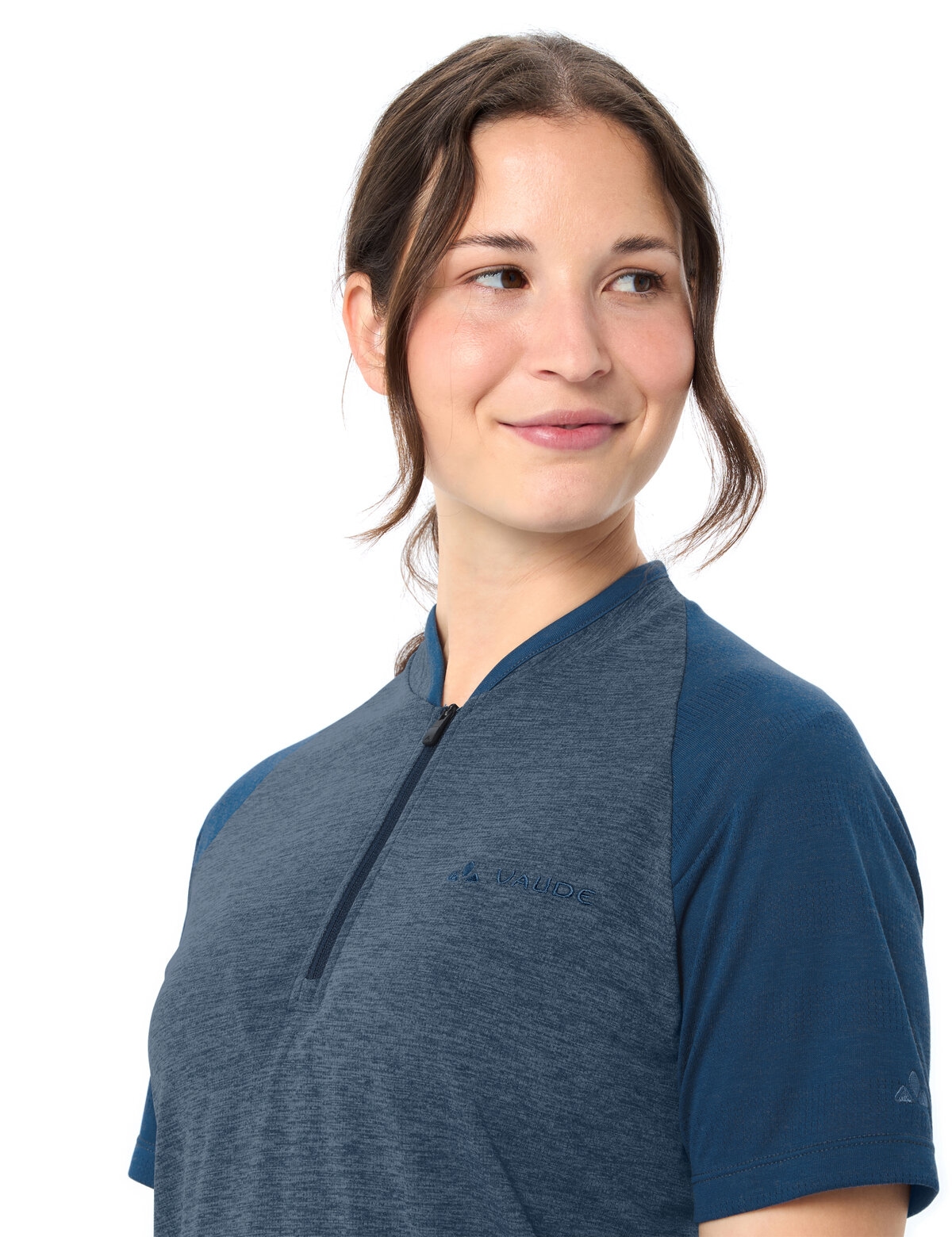 VAUDE T-Shirt »Women's Tamaro HZ Shirt IV« Kurzarm, sportlicher Stil, für Radsport und Outdoor-Aktivitäten
