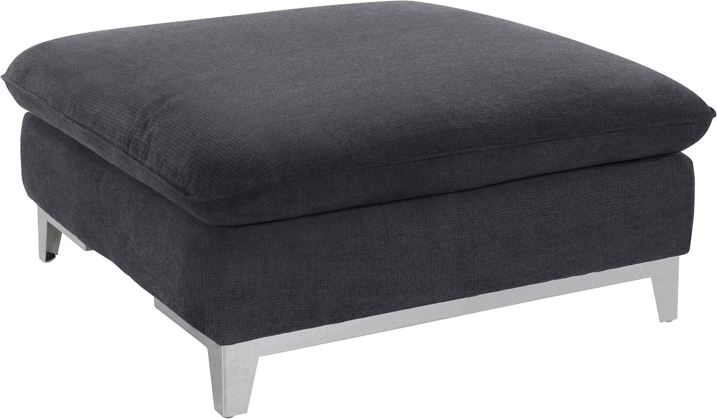 COTTA Polstergarnitur »Teresa L-Form«, (Set), Set bestehend aus: Ecksofa mit Kopfteilverstellung & Hocker