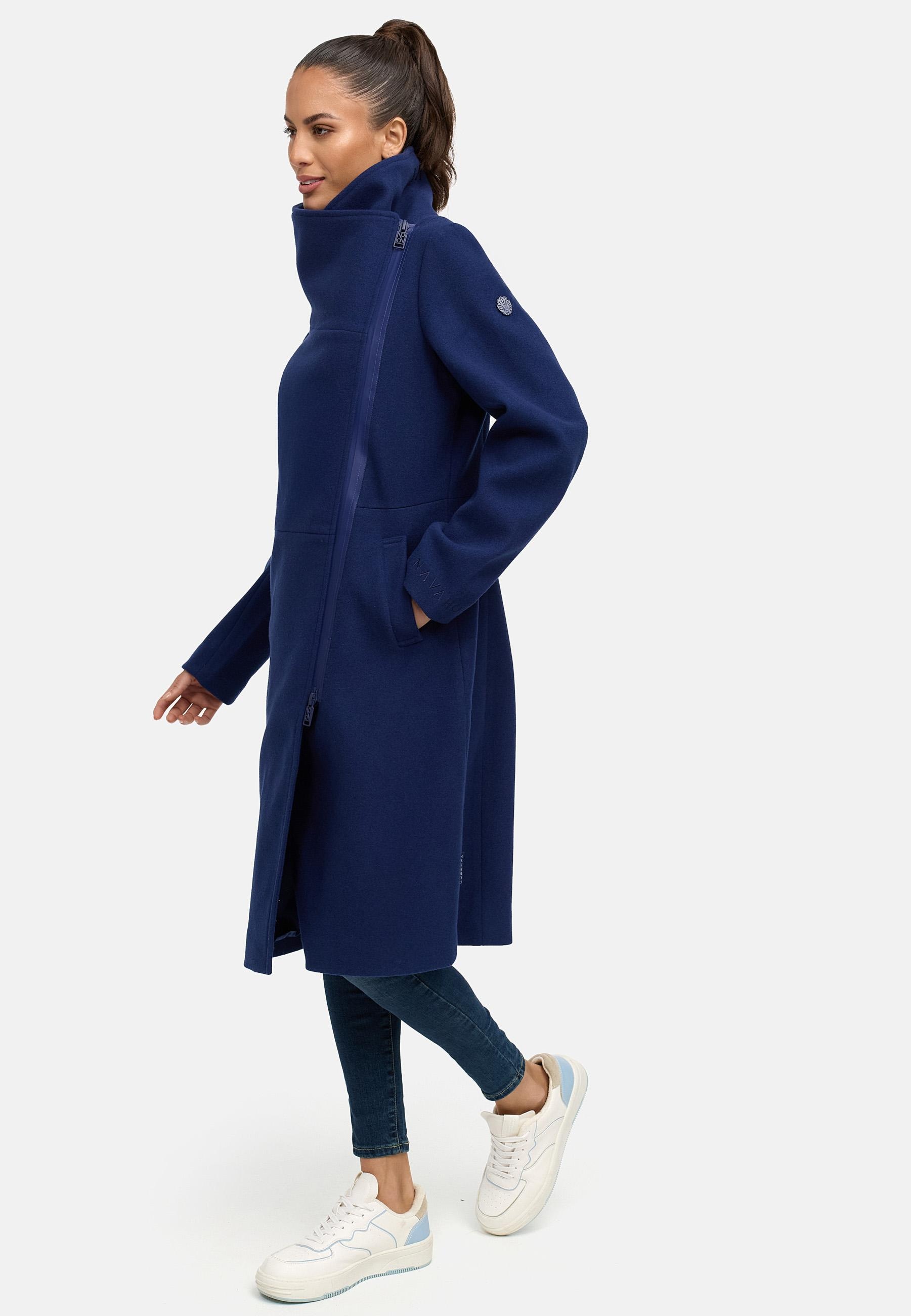 Navahoo Kurzmantel »Kurzmantel Samtrose 14«