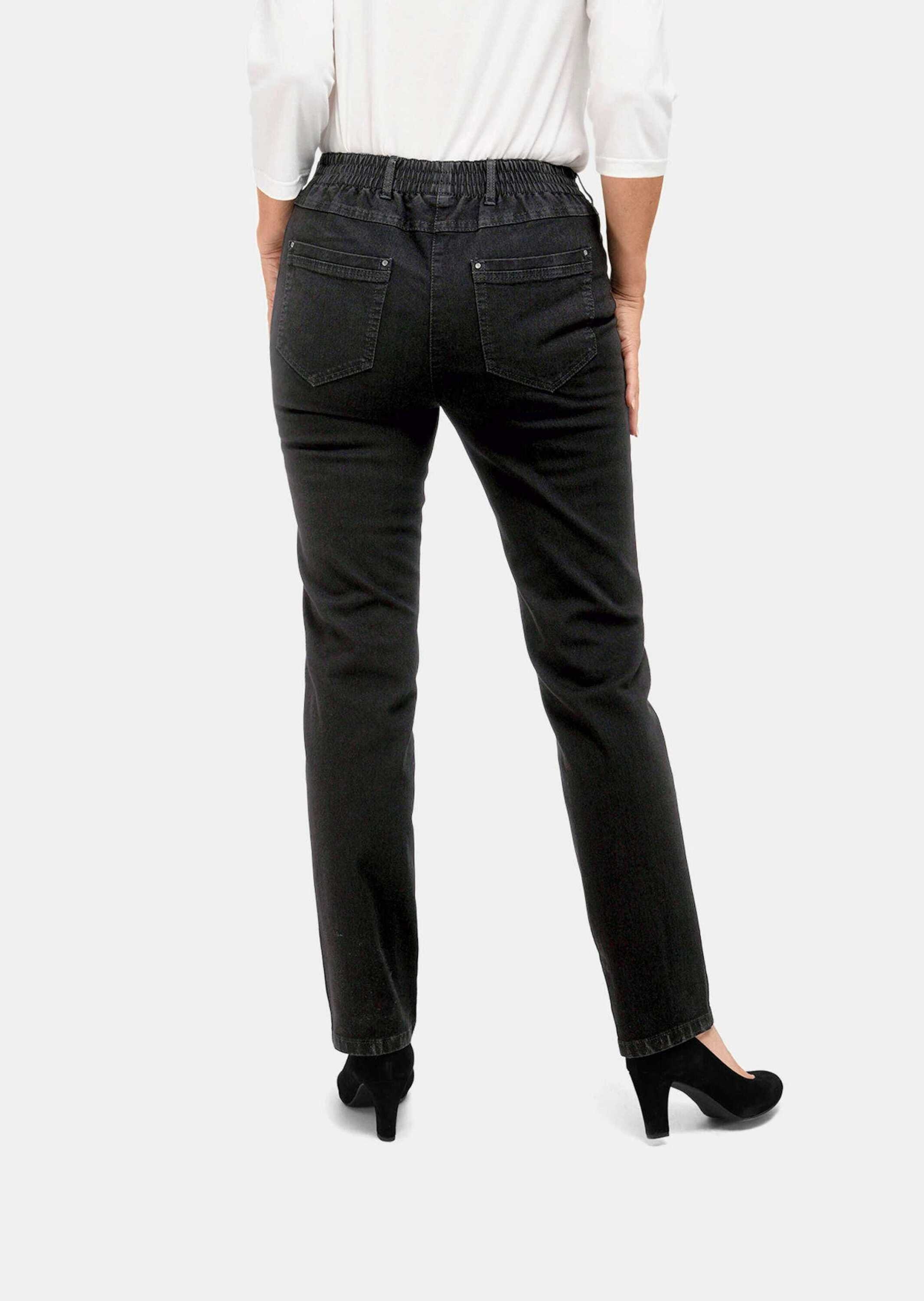 GOLDNER Regular-fit-Jeans »Jeansschlupfhose MARTHA Klassische Jeansschlupfhose MARTHA«