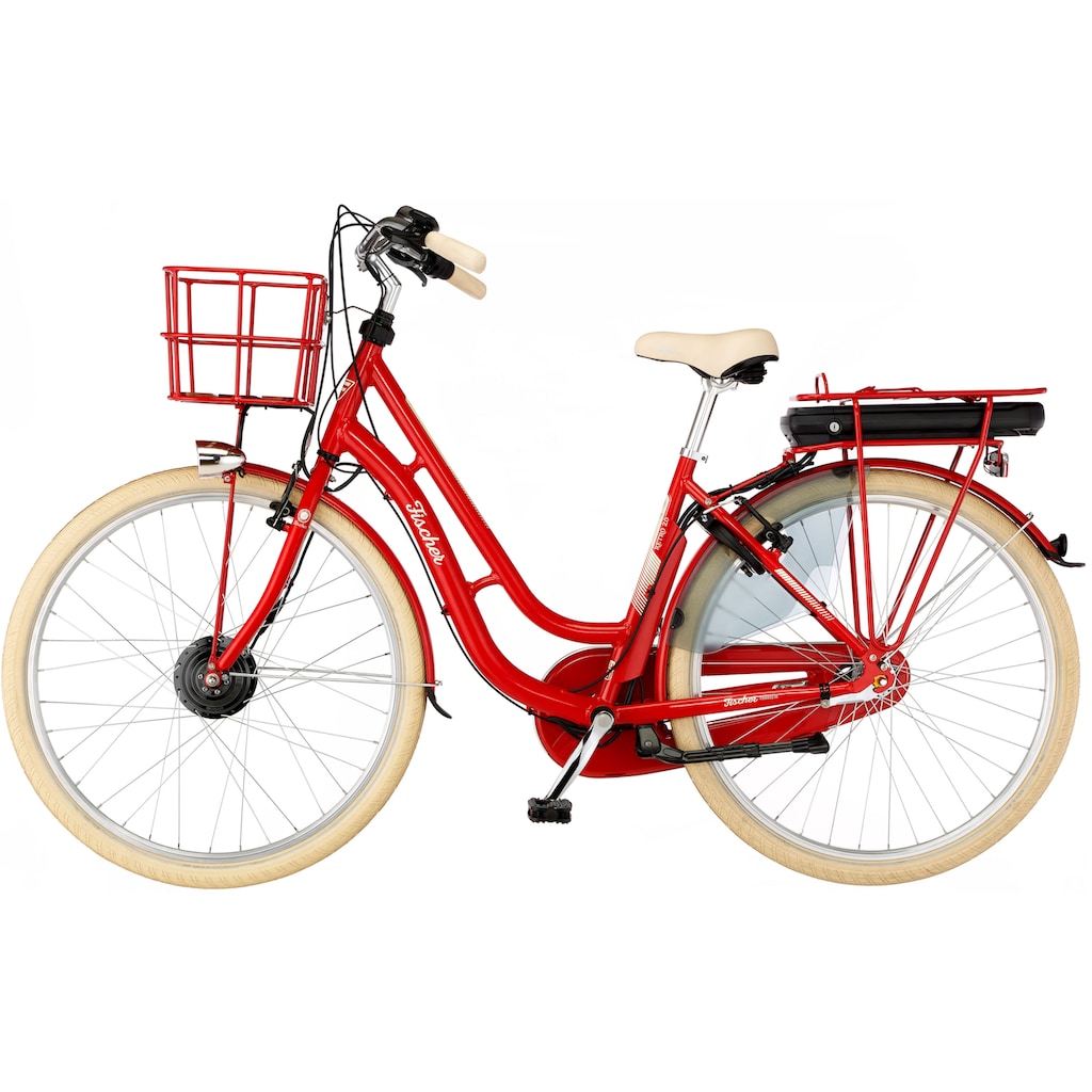 FISCHER Fahrrad E-Bike »CITA RETRO 2.1 317«, 3 Gang, Shimano, Nexus, ebike Damen