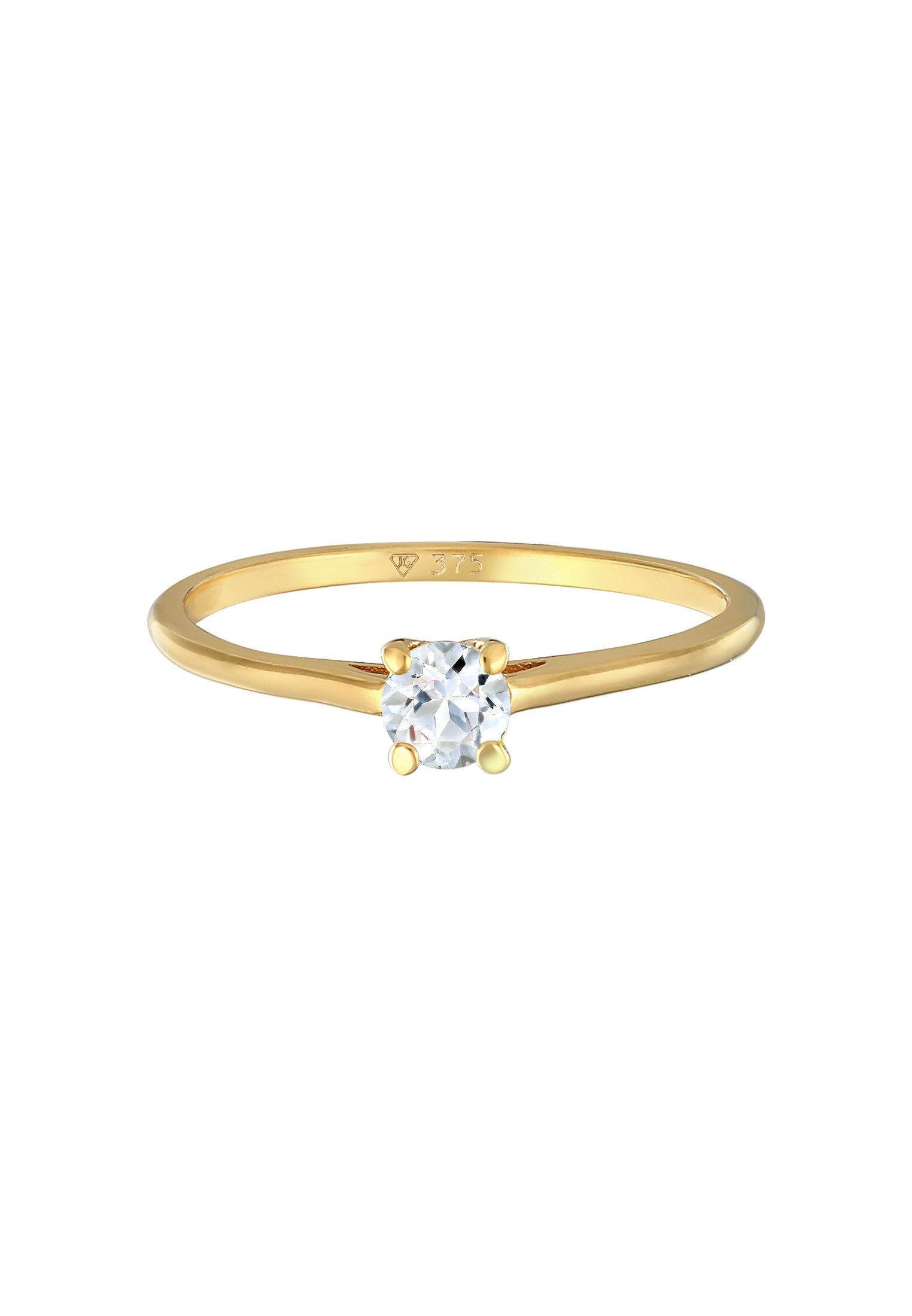 Elli Premium Verlobungsring »Ring Topas Solitär Verlobungsring 375 Gelbgold«