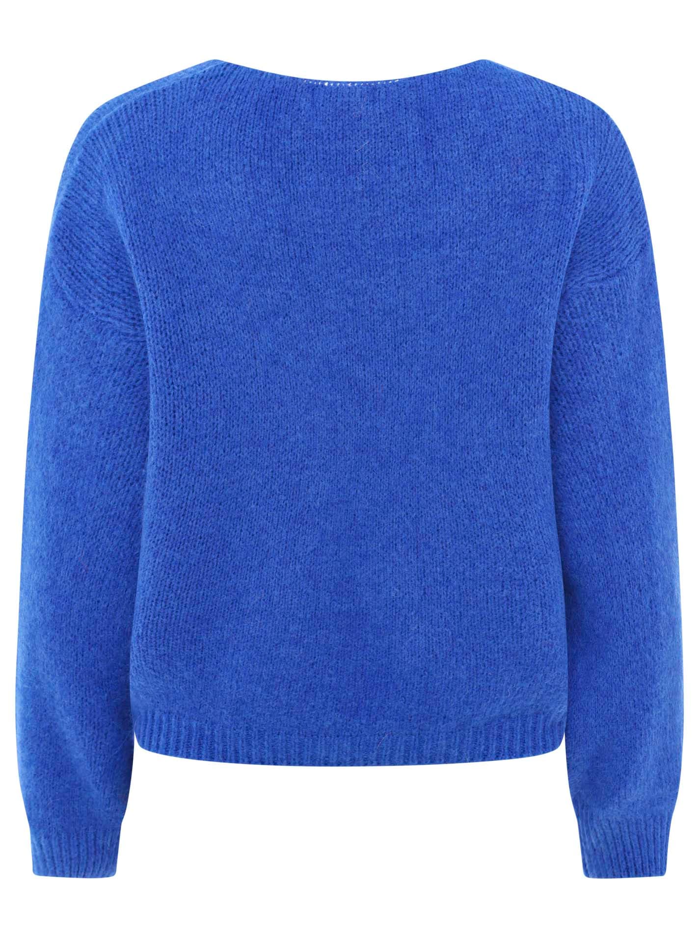 Zwillingsherz Strickjacke »"Uni"« One Size, Langarm, Knopfleiste, tiefer V-Ausschnitt, Wollanteil